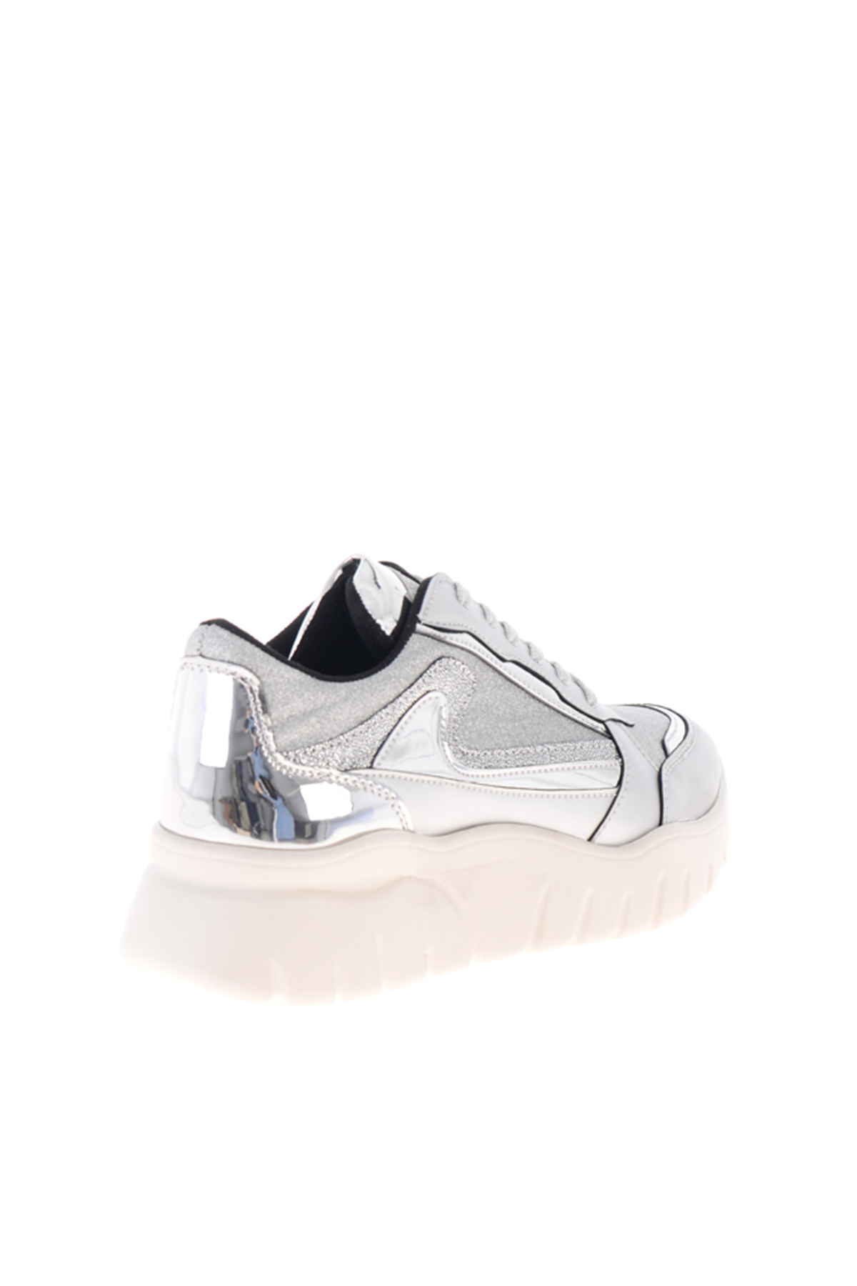 Gümüş Kadın Sneaker | Bambi