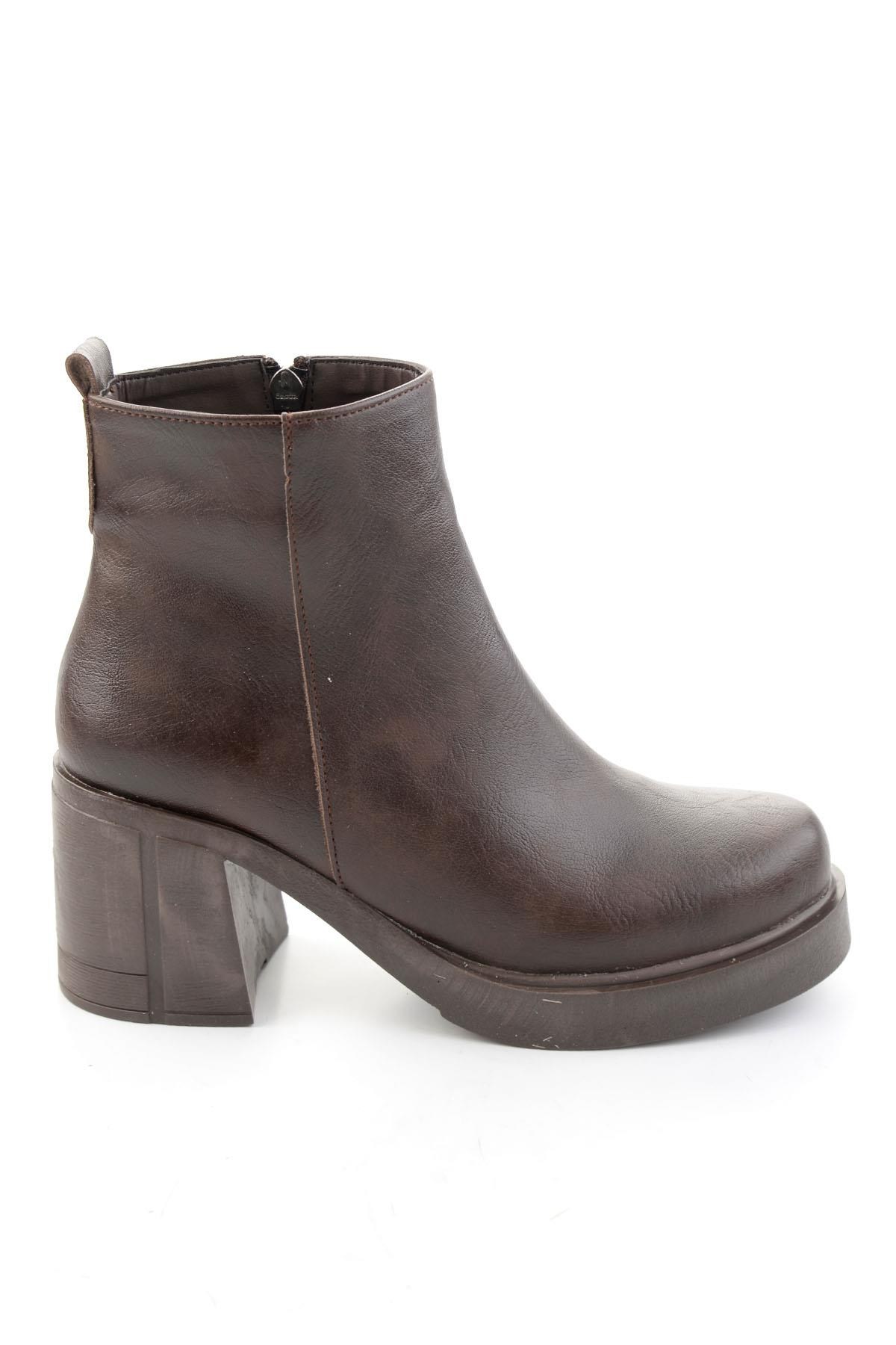 Kahve  Kadın Bot & Bootie K02140433809
