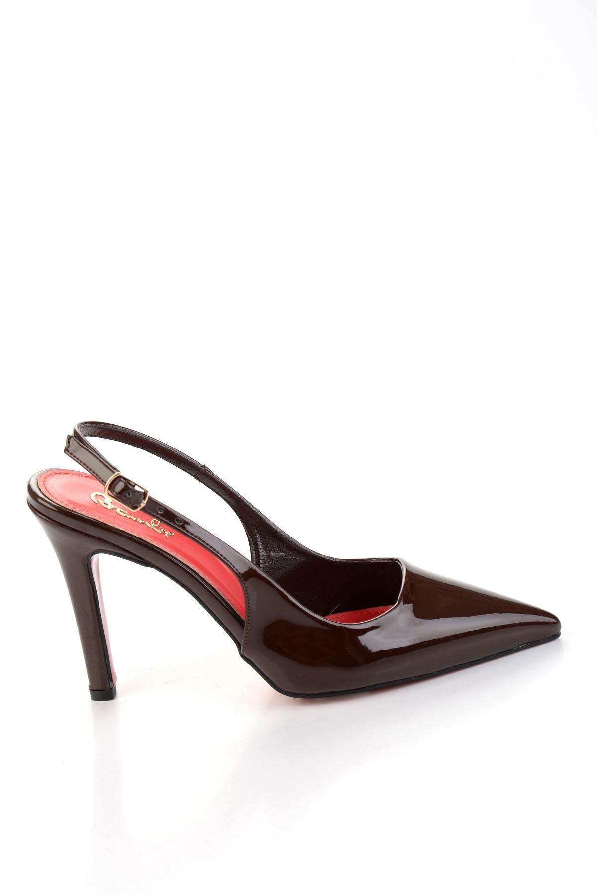 Kahve  Kadın Klasik Topuklu Ayakkabı K01231437808