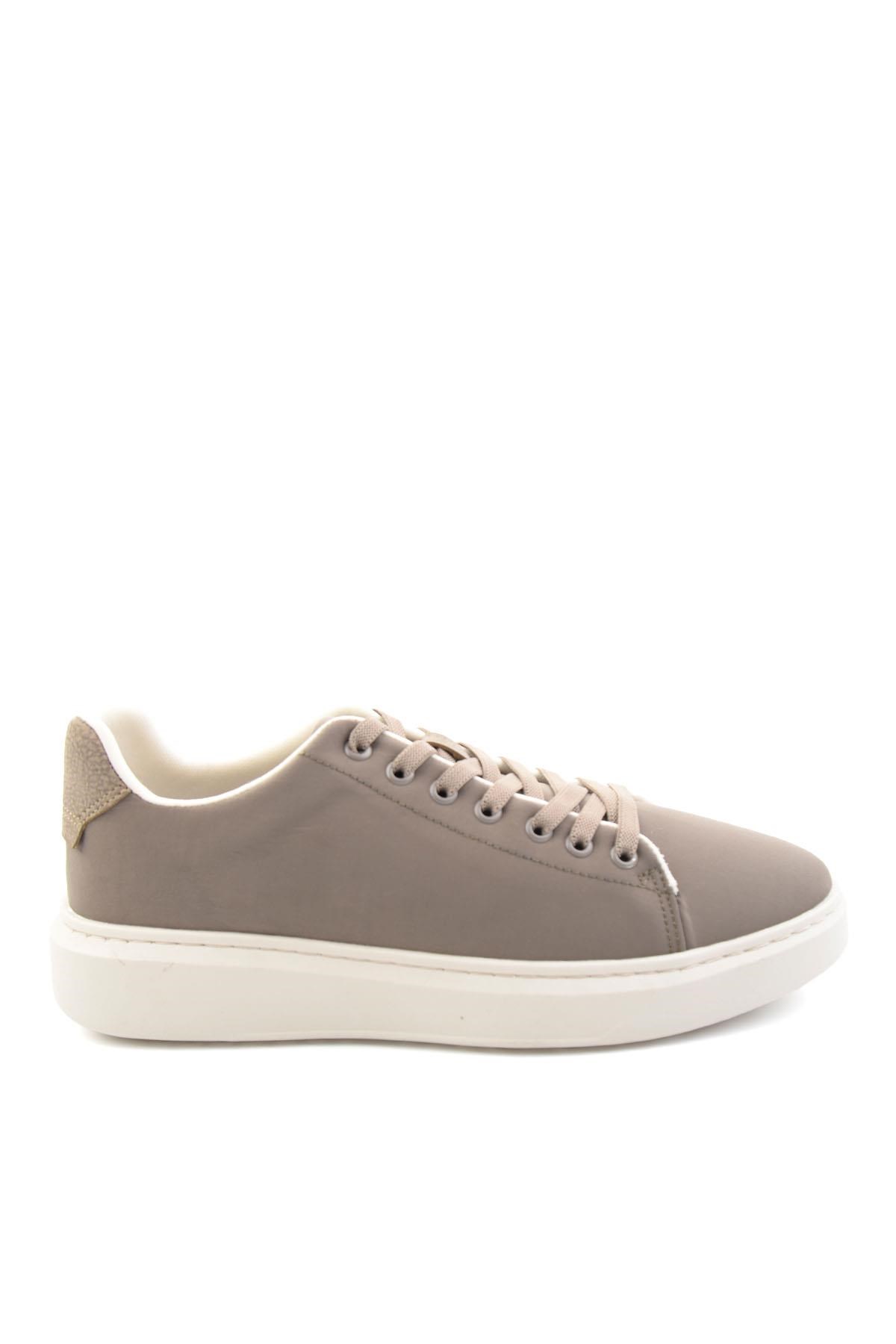 Kahve Kumaş  Erkek Sneaker E01175560804
