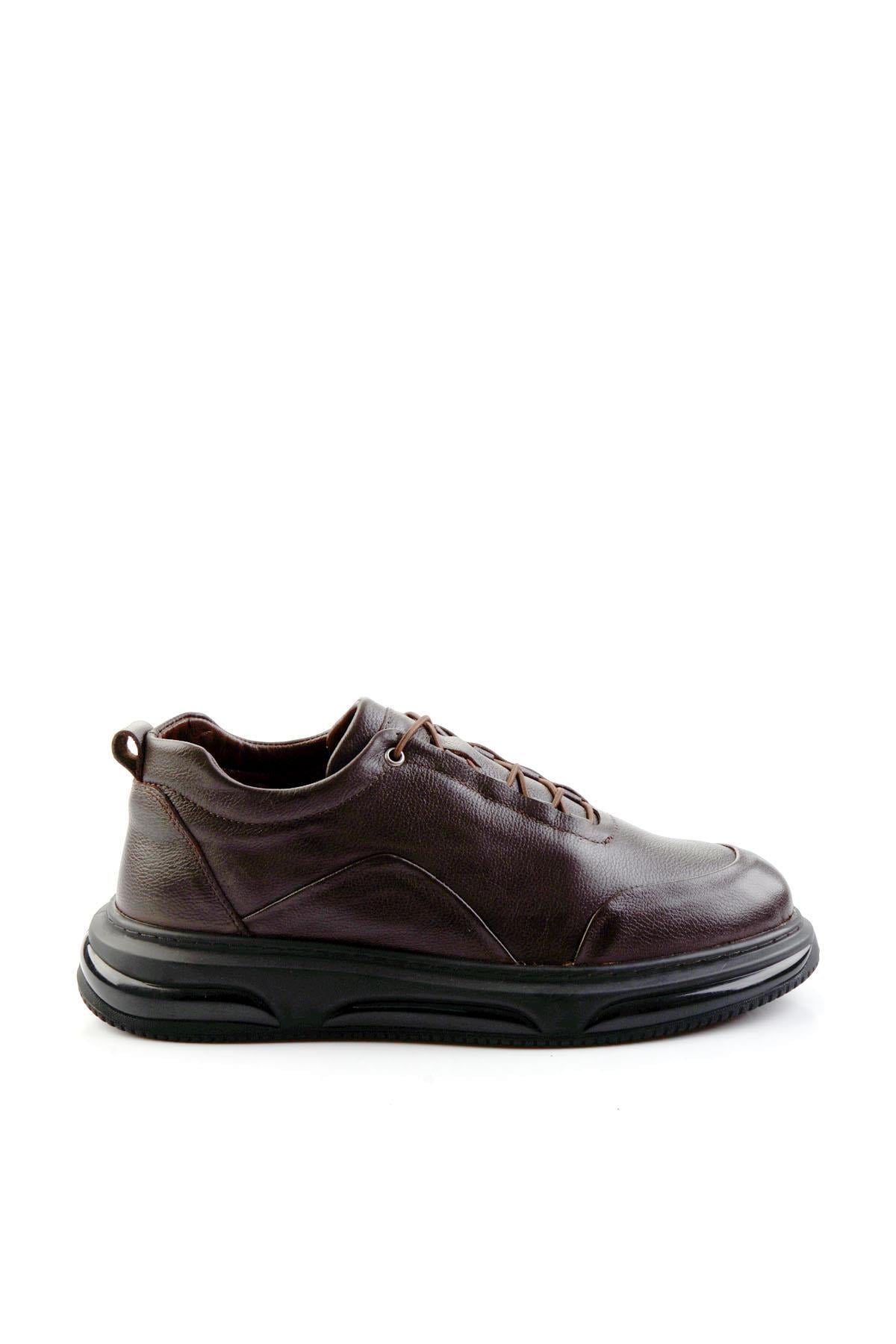 Kahve Leather Erkek Sneaker E01080212403