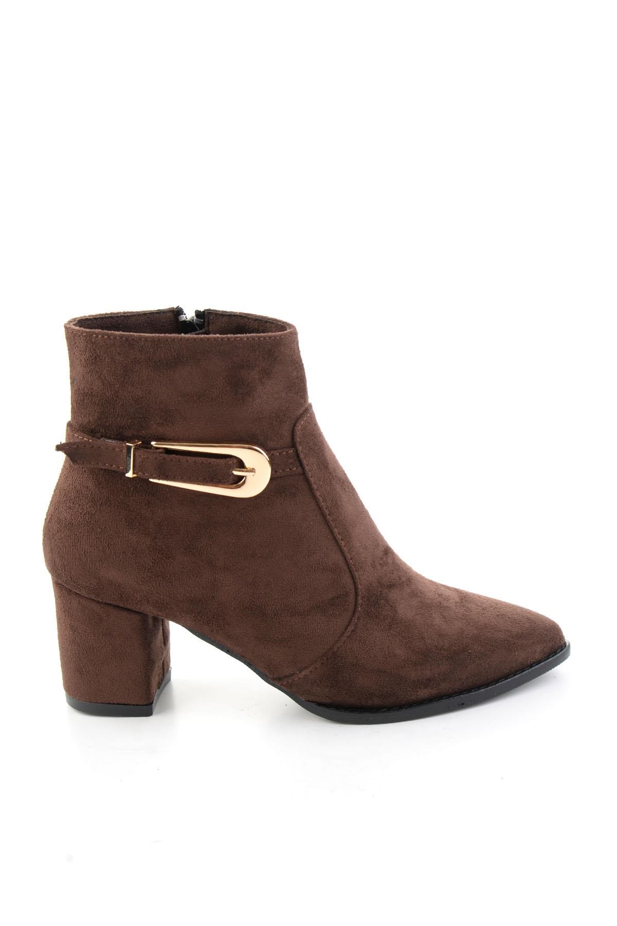 Kahve Süet  Kadın Bot & Bootie K02233050472