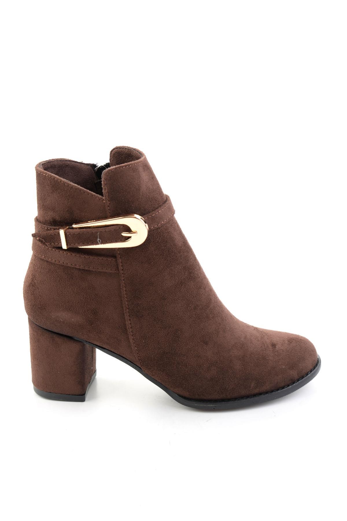 Kahve Süet  Kadın Bot & Bootie K02233050772