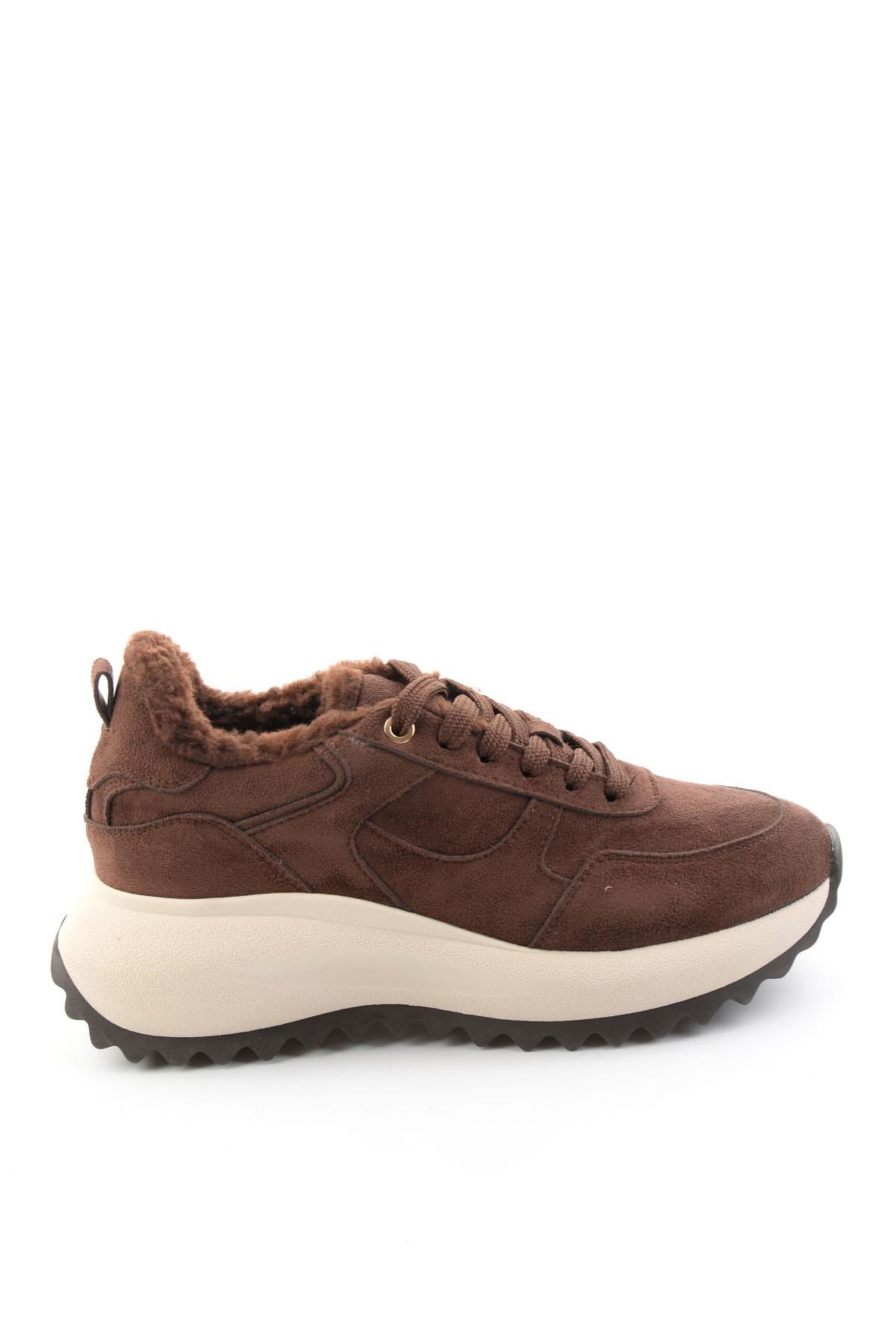 Kahve Süet  Kadın Sneaker K01791074472