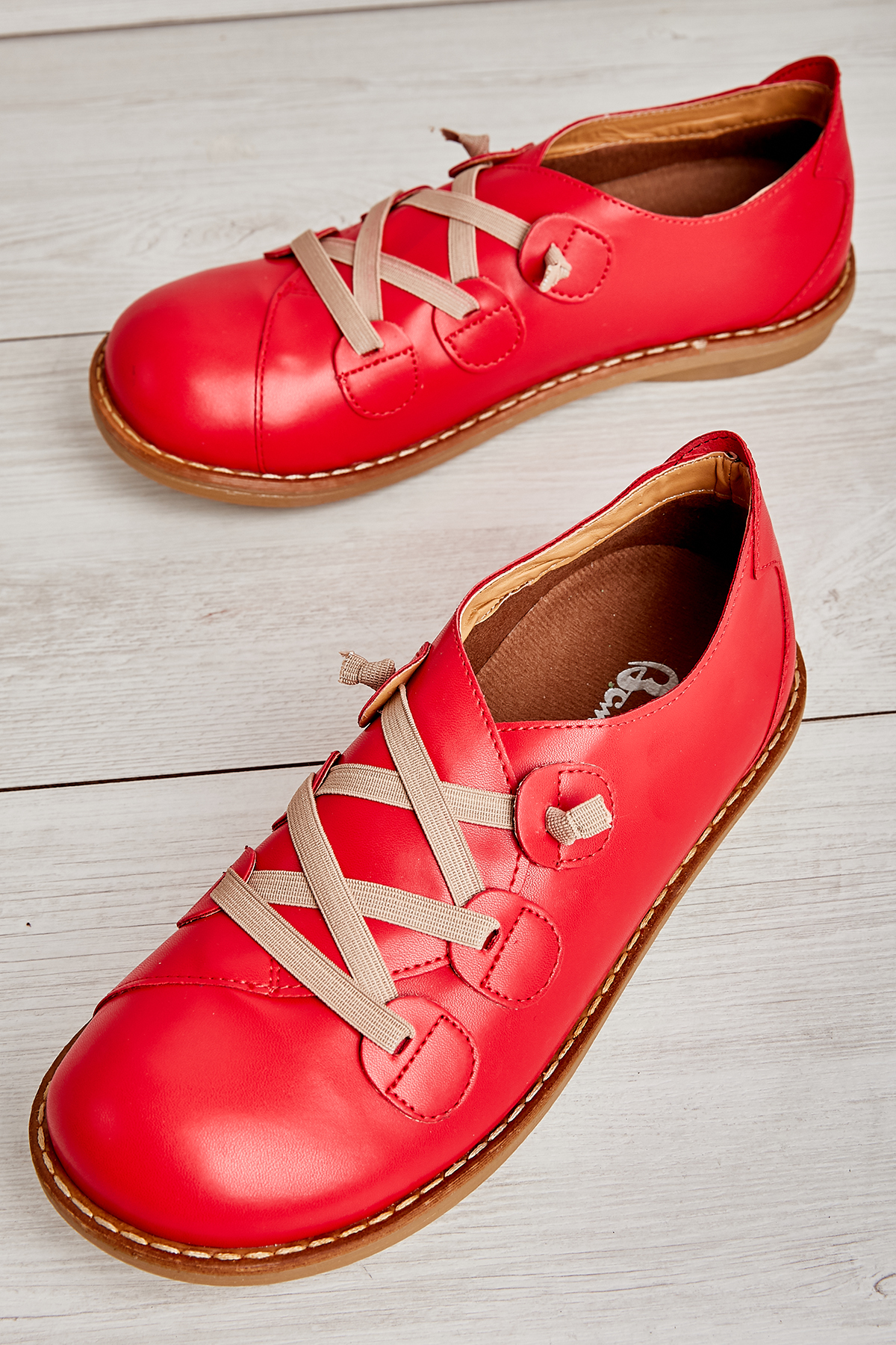 Kırmızı Kadın Ayakkabı | Bambi