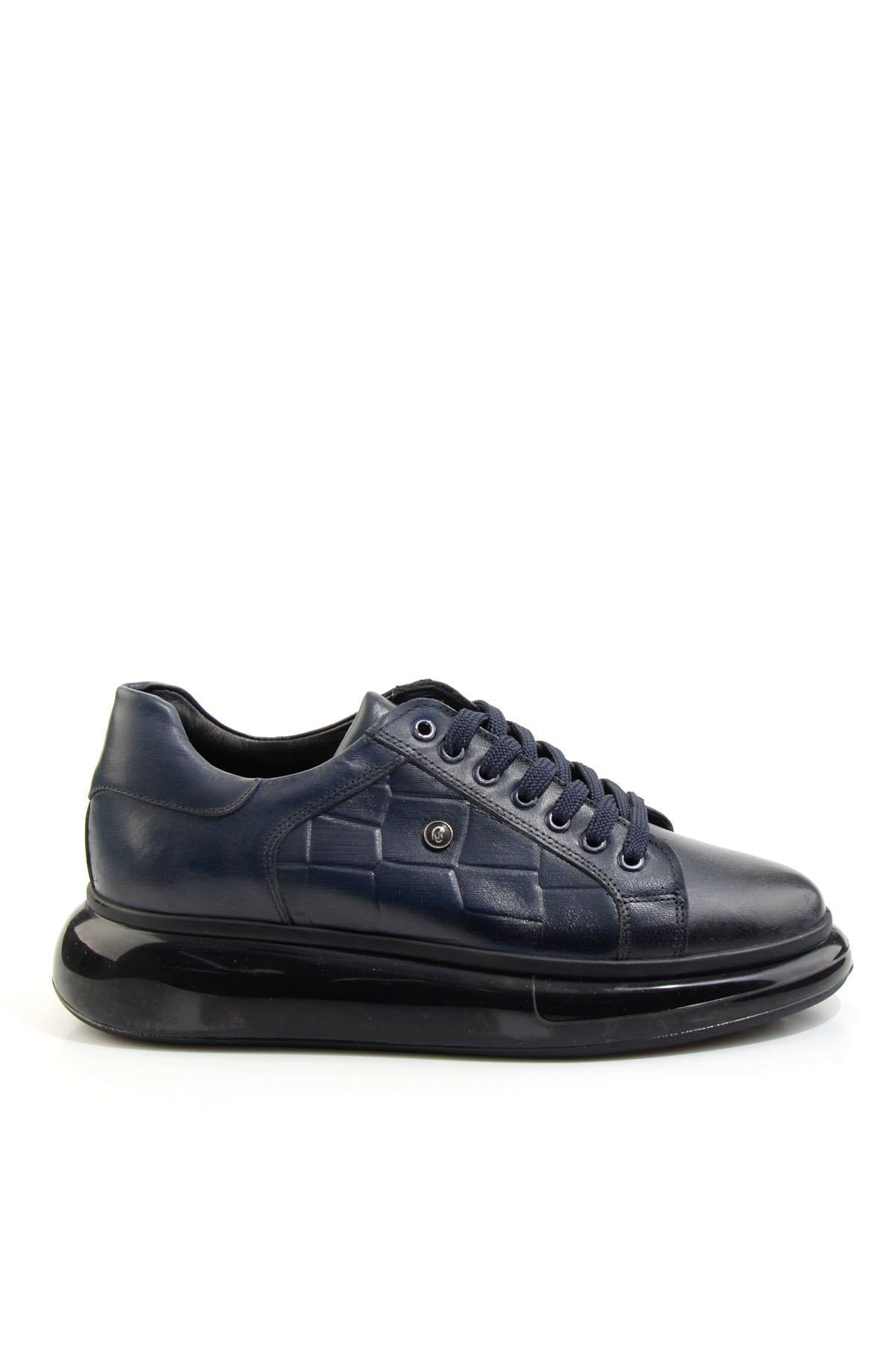 Lacivert Leather Erkek Sneaker E01401099841