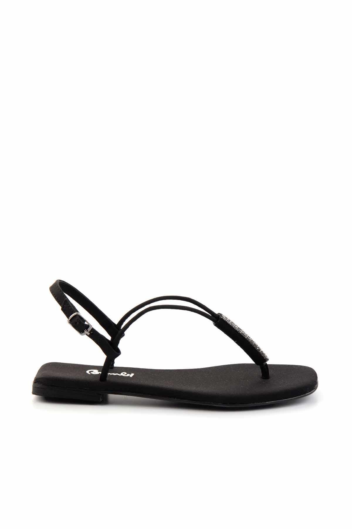 Mat Siyah  Kadın Sandalet K05137031038