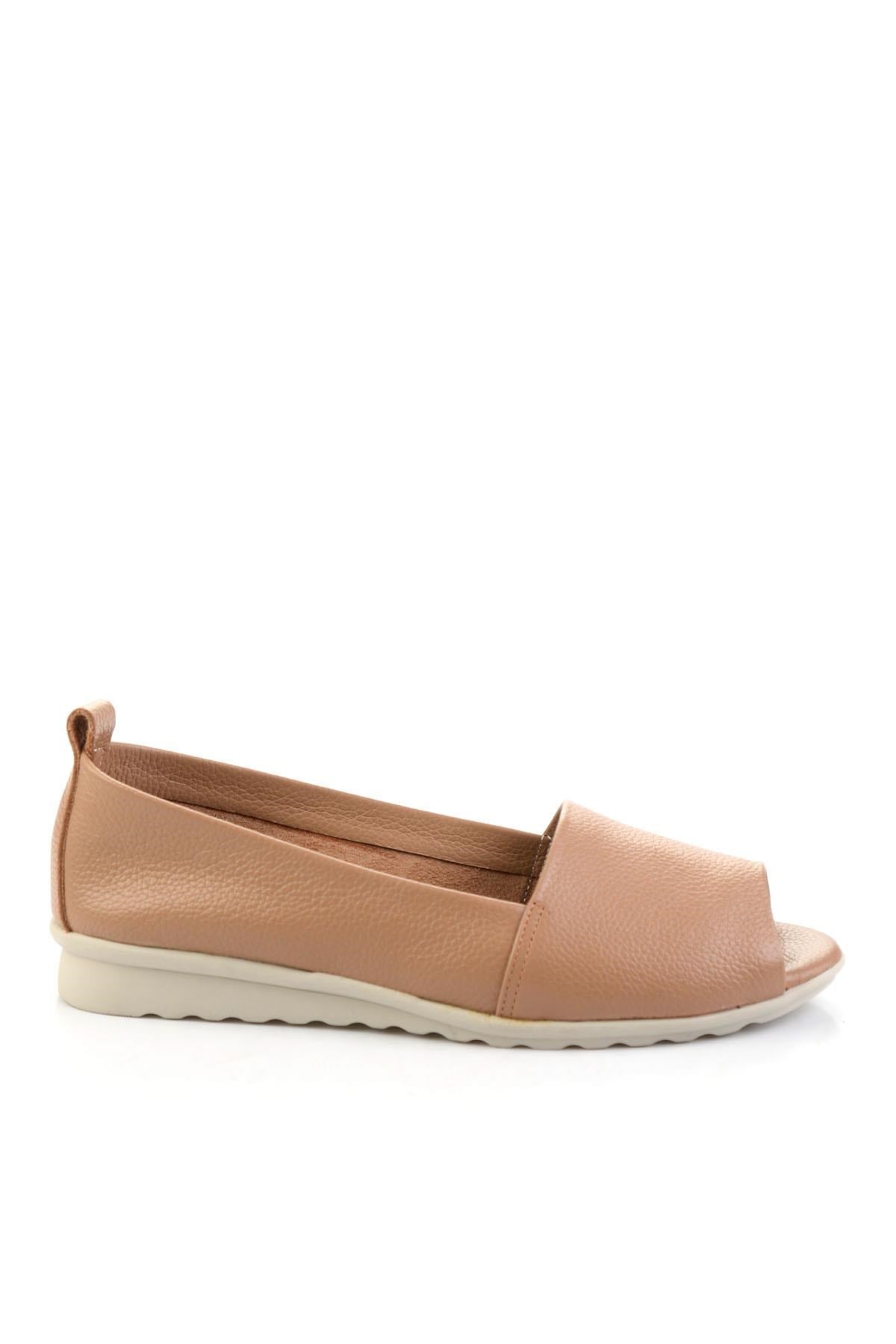 Mat Taba Hakiki Deri Kadın Espadril K01582664003