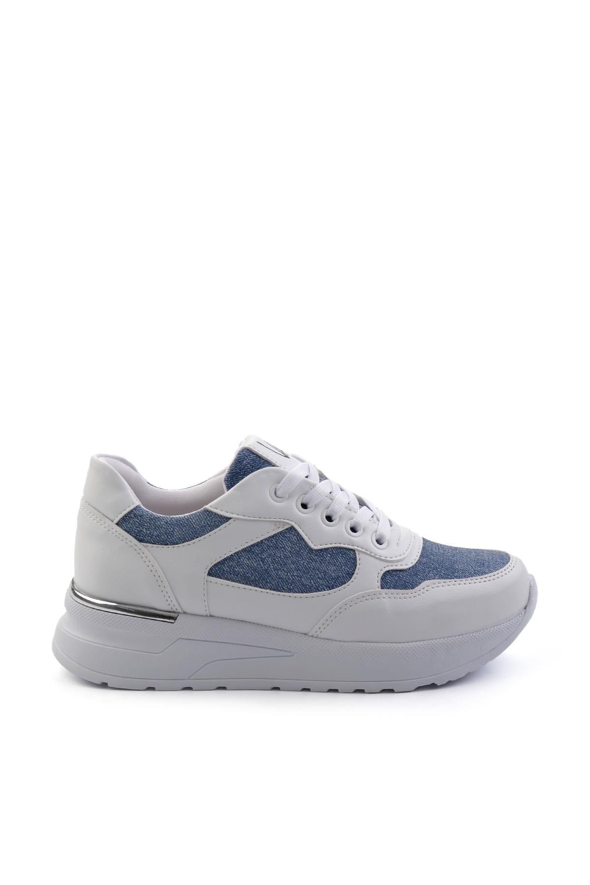 Mavi Beyaz Kot  Kadın Sneaker K01179001137