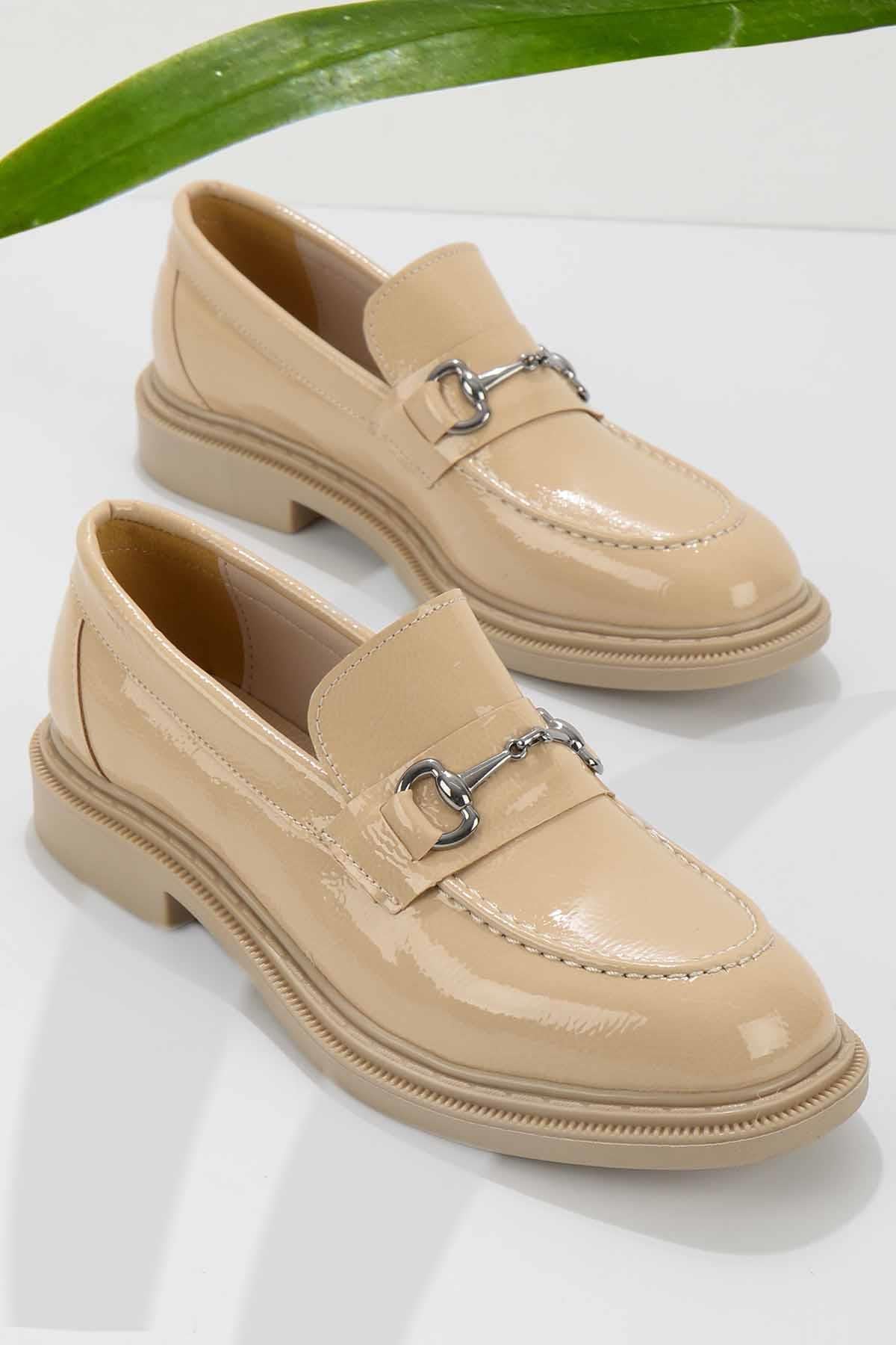Nude  Kadın Loafer Ayakkabı K01640000308