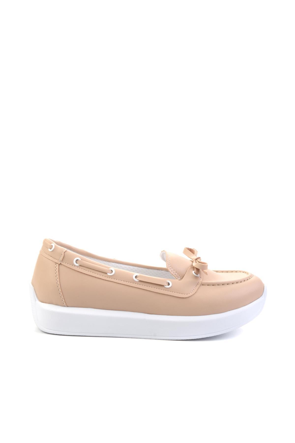 Nude  Kadın Loafer Ayakkabı K01703102509