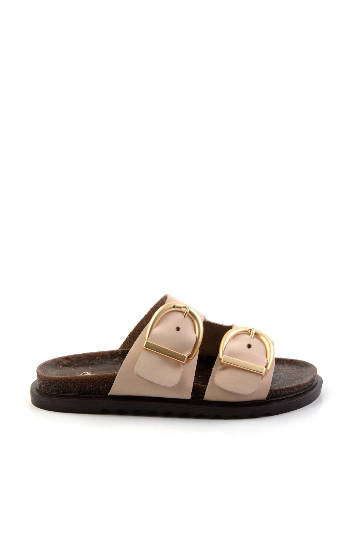 Nude Leather Kadın Terlik K04666013901