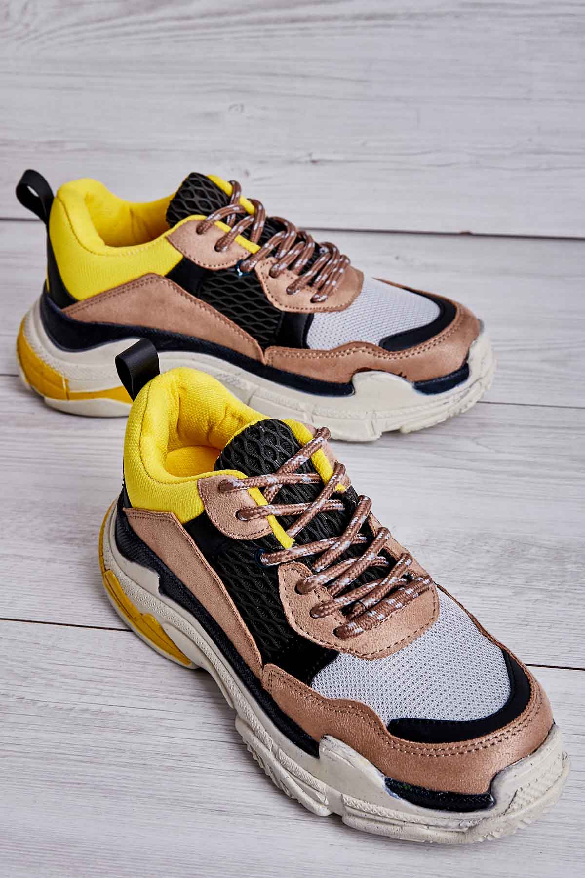 Sarı/Yesıl Kadın Sneaker