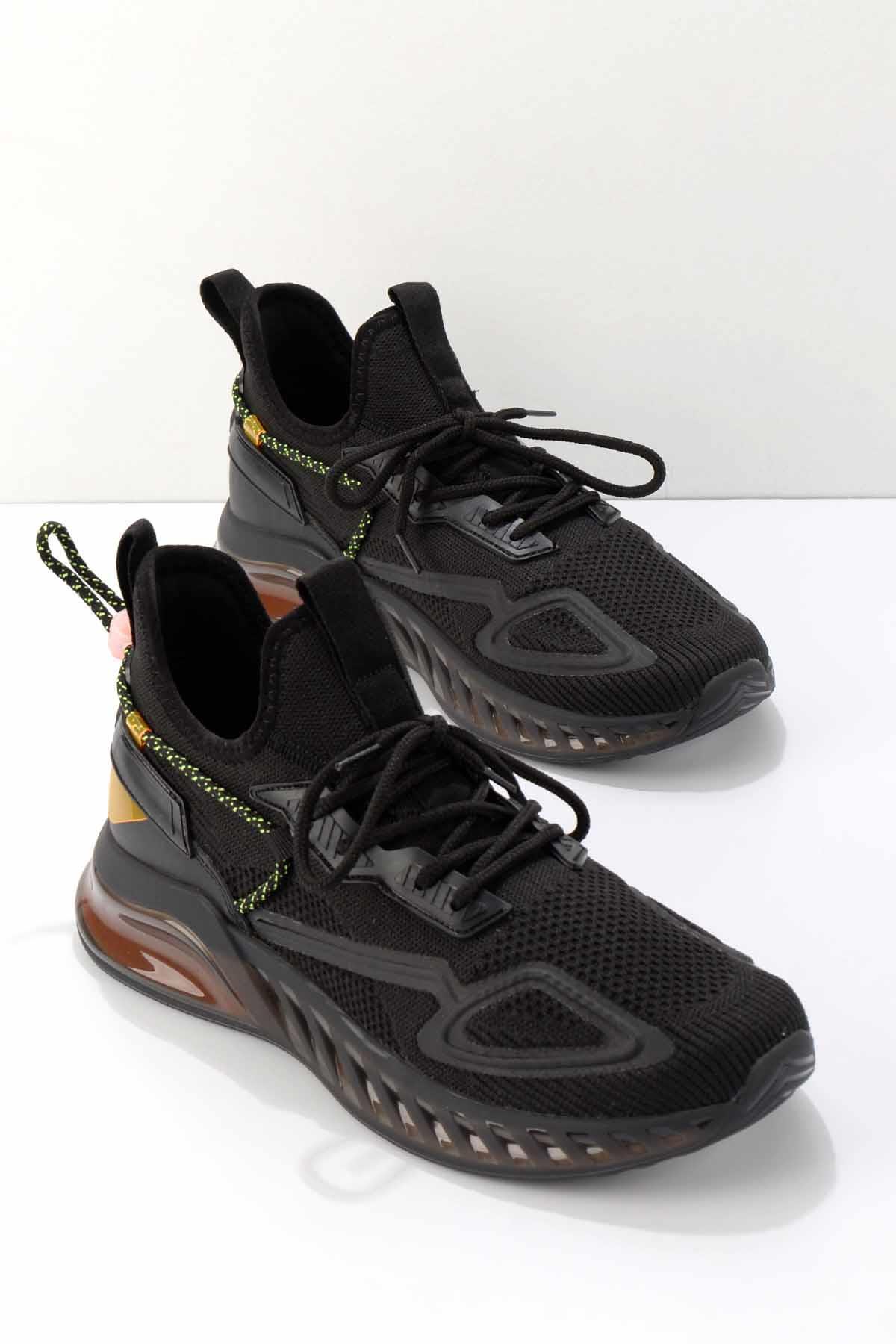Siyah  Erkek Sneaker E01175522782