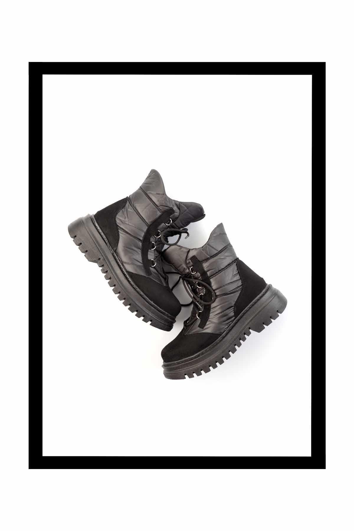 Siyah  Kadın Bot & Bootie K02129051601