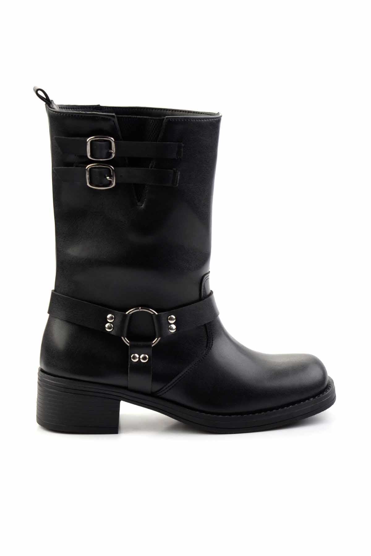 Siyah  Kadın Bot & Bootie K02156203209