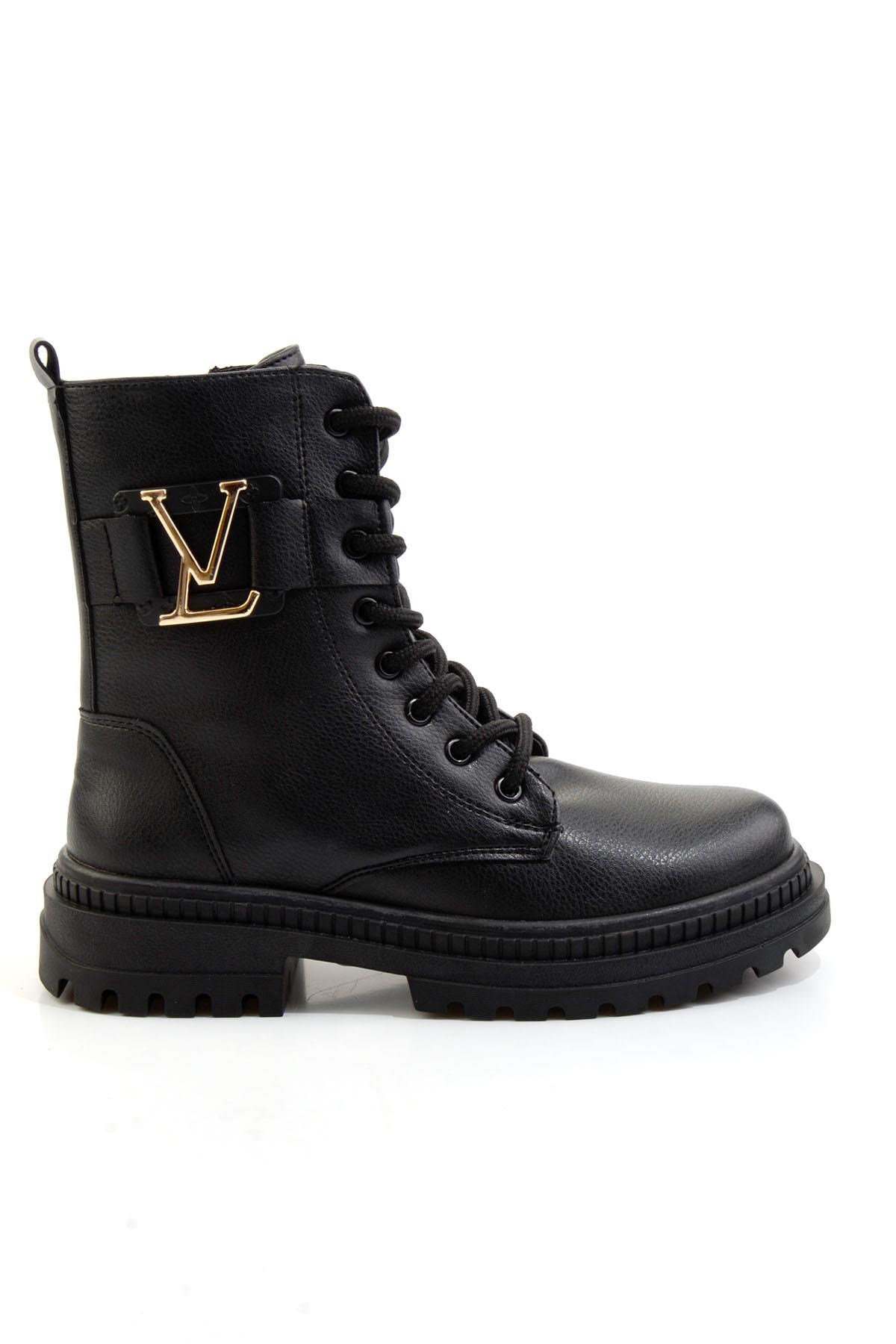 Siyah  Kadın Bot & Bootie K02179521309