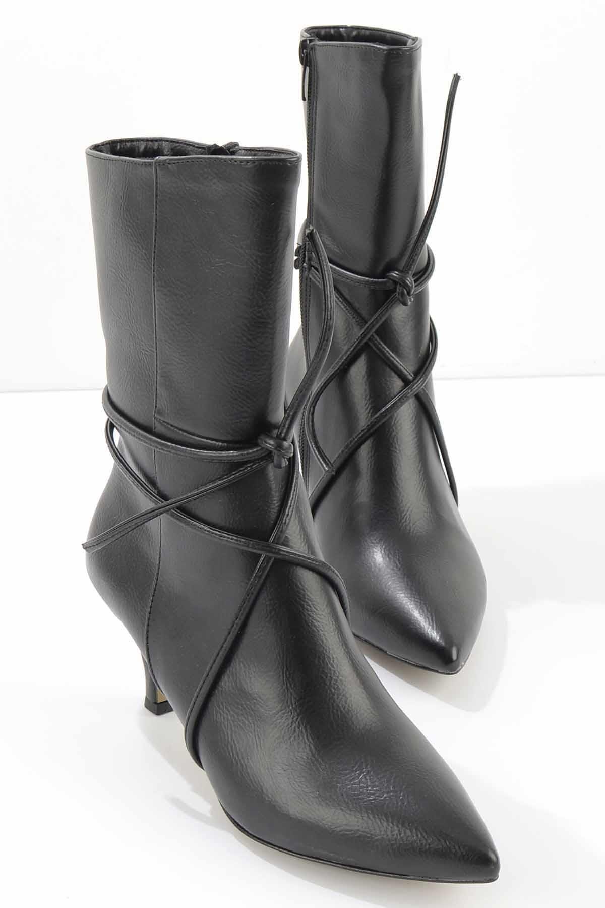 Siyah  Kadın Bot & Bootie K02189031009