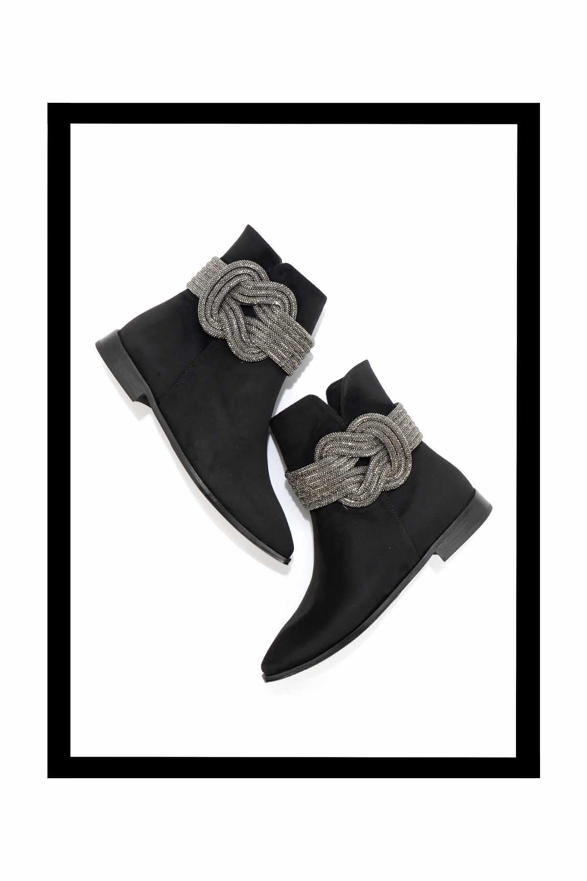 Siyah  Kadın Bot & Bootie K02666301302