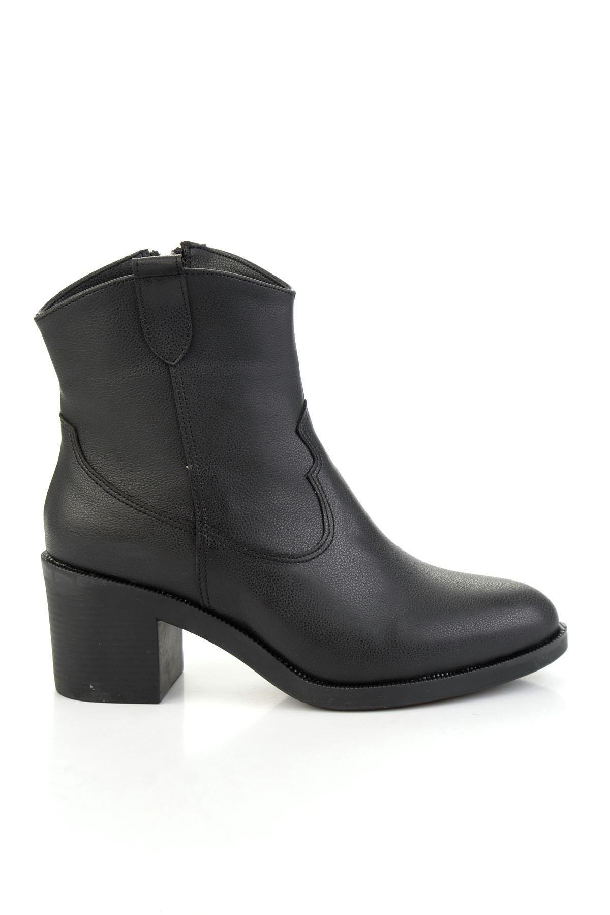 Siyah  Kadın Bot & Bootie K02826078409