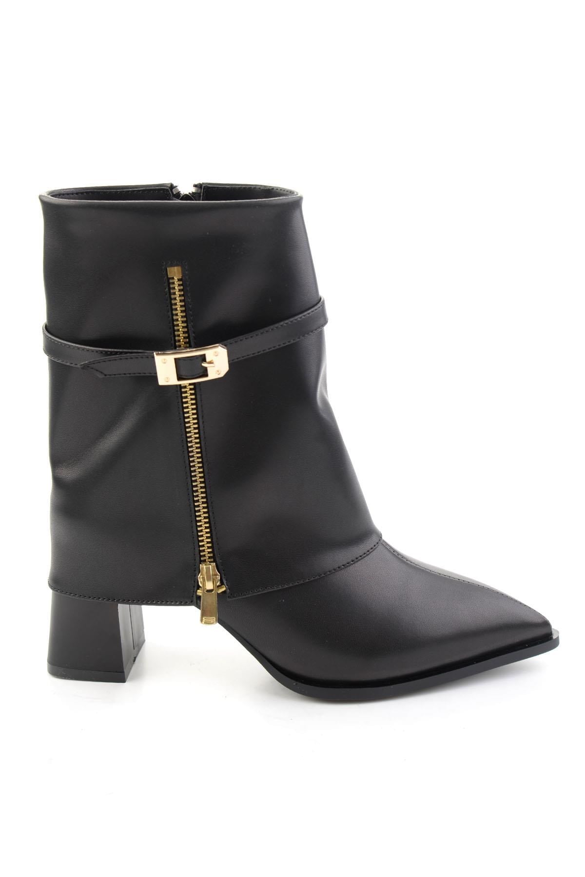 Siyah  Kadın Bot & Bootie K02843010309