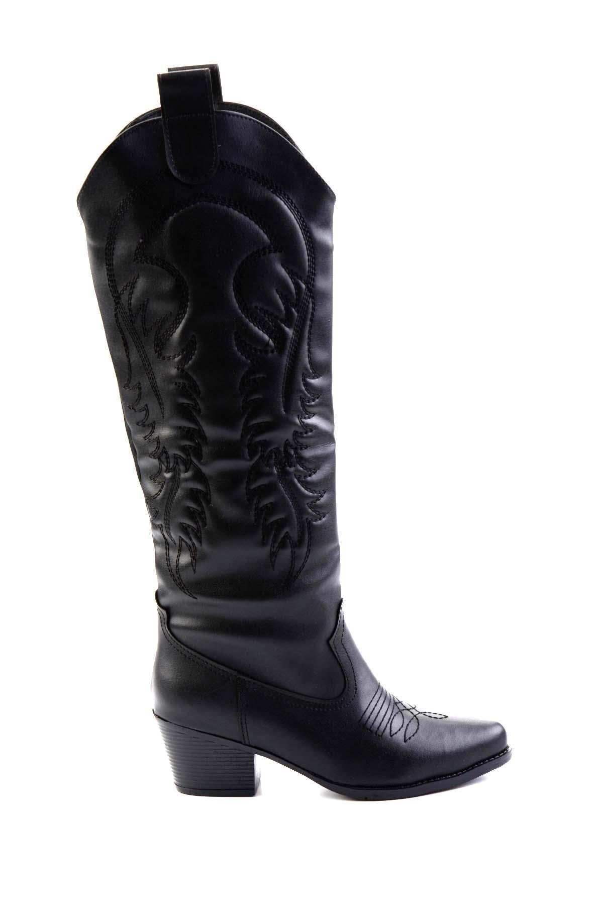 Siyah  Kadın Çizme K03671408009