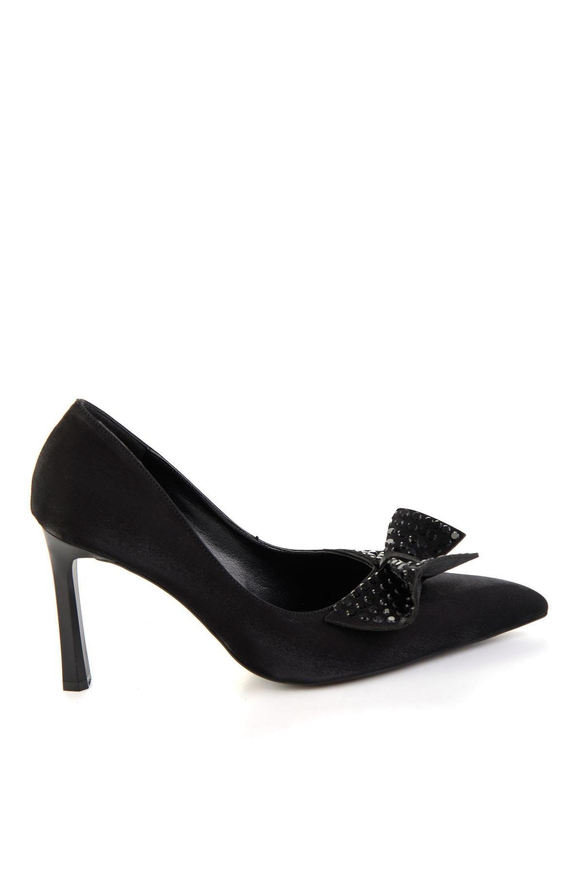Siyah  Kadın Klasik Topuklu Ayakkabı K01565016438