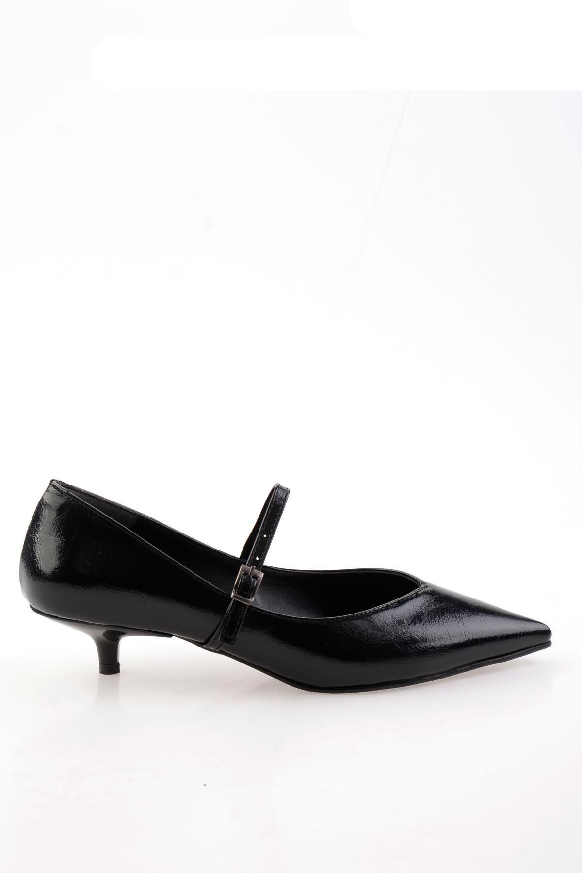 Siyah  Kadın Klasik Topuklu Ayakkabı K01992153442