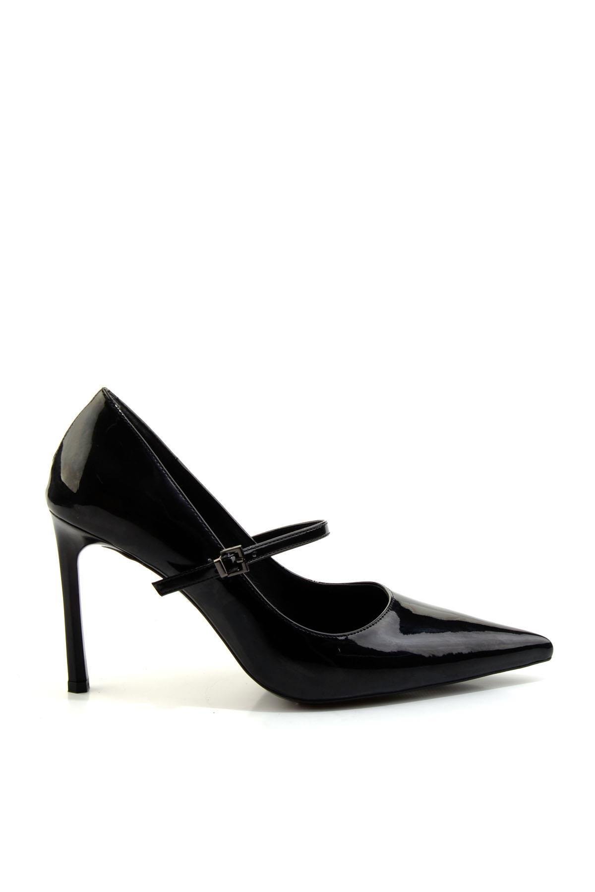 Siyah  Kadın Klasik Topuklu Ayakkabı K01565016298