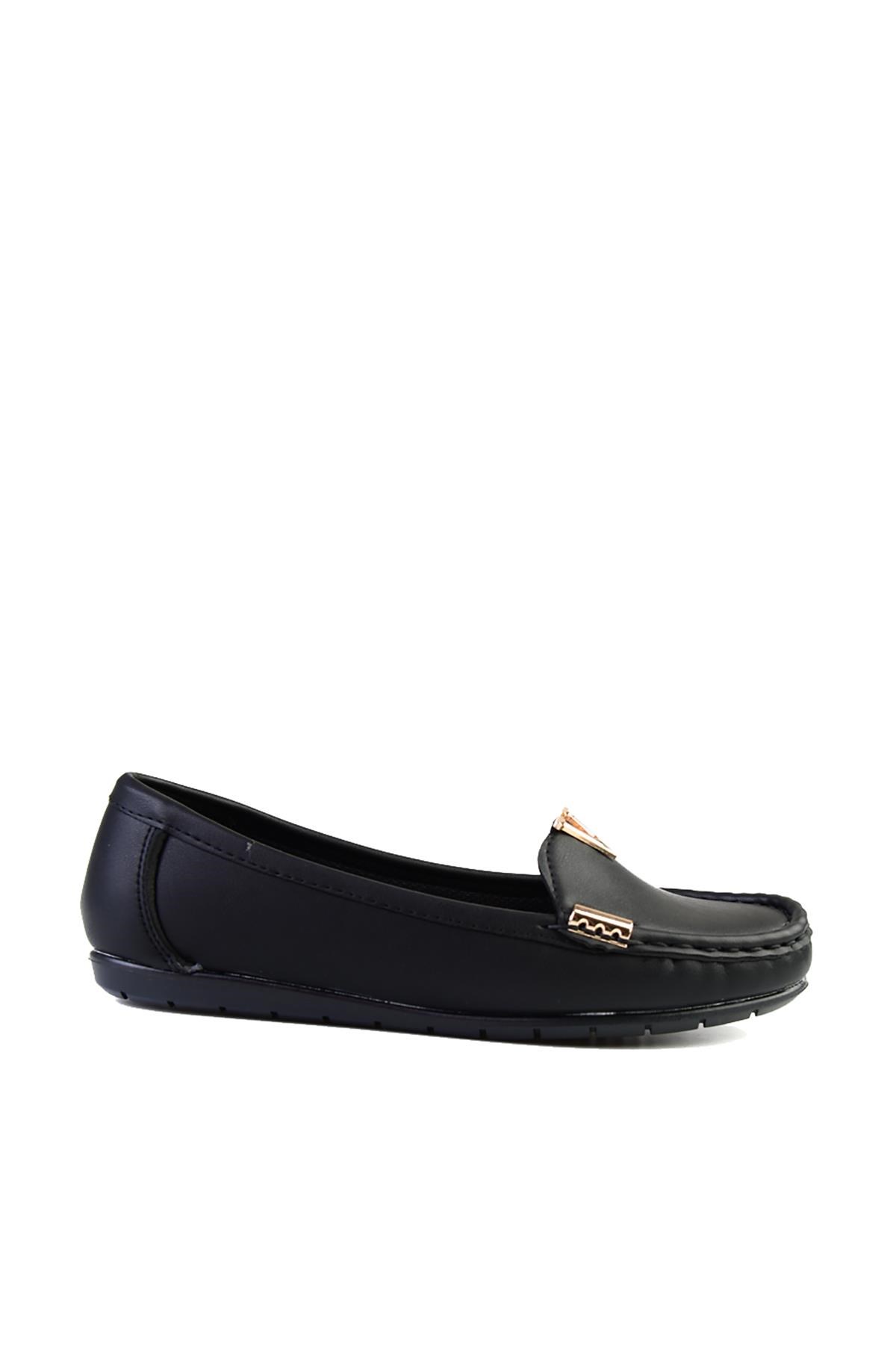 Siyah  Kadın Loafer Ayakkabı G0402211909