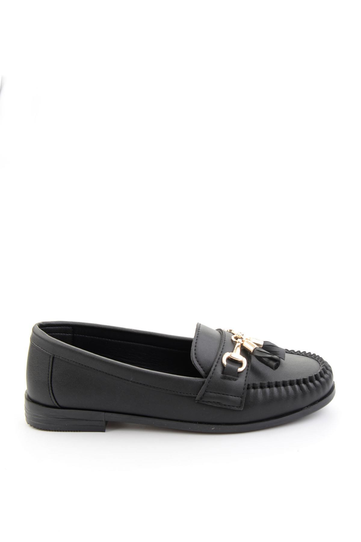 Siyah  Kadın Loafer Ayakkabı K01140006209