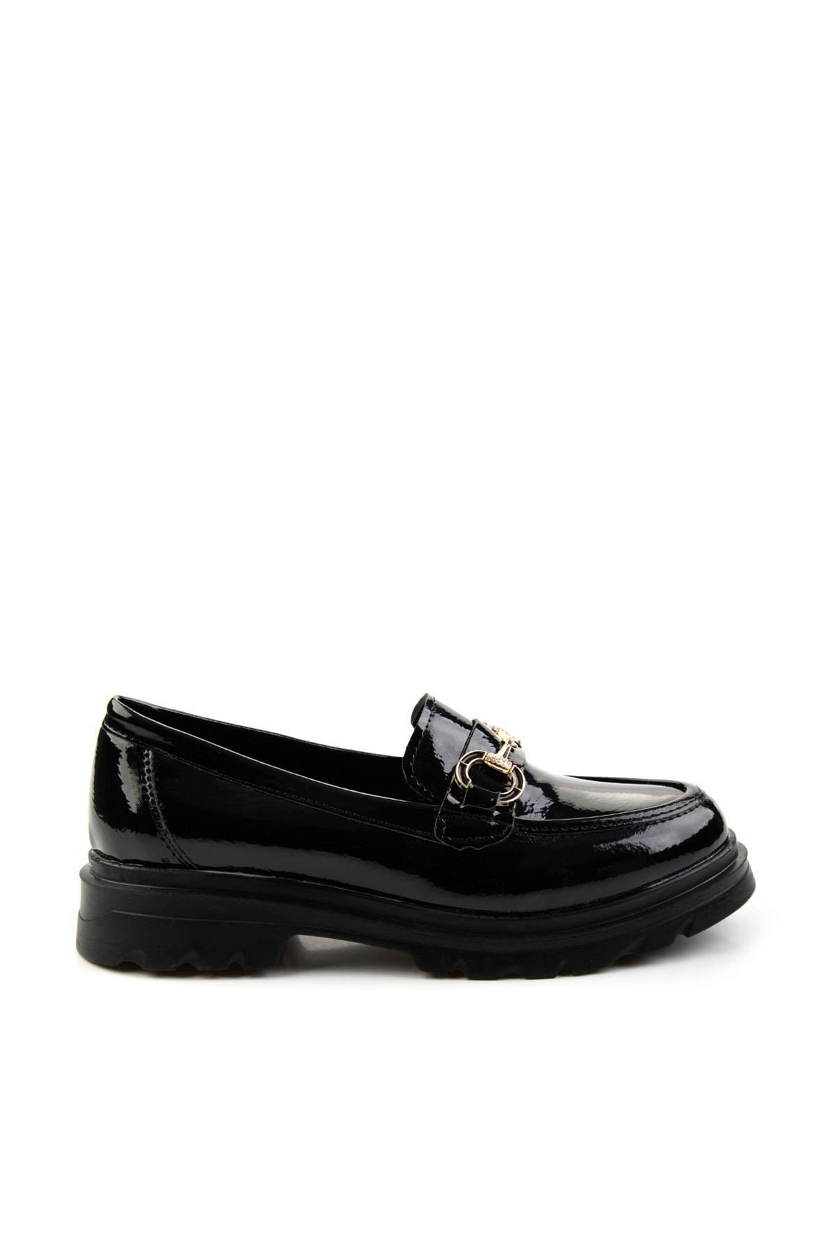Siyah  Kadın Loafer Ayakkabı K01257060998