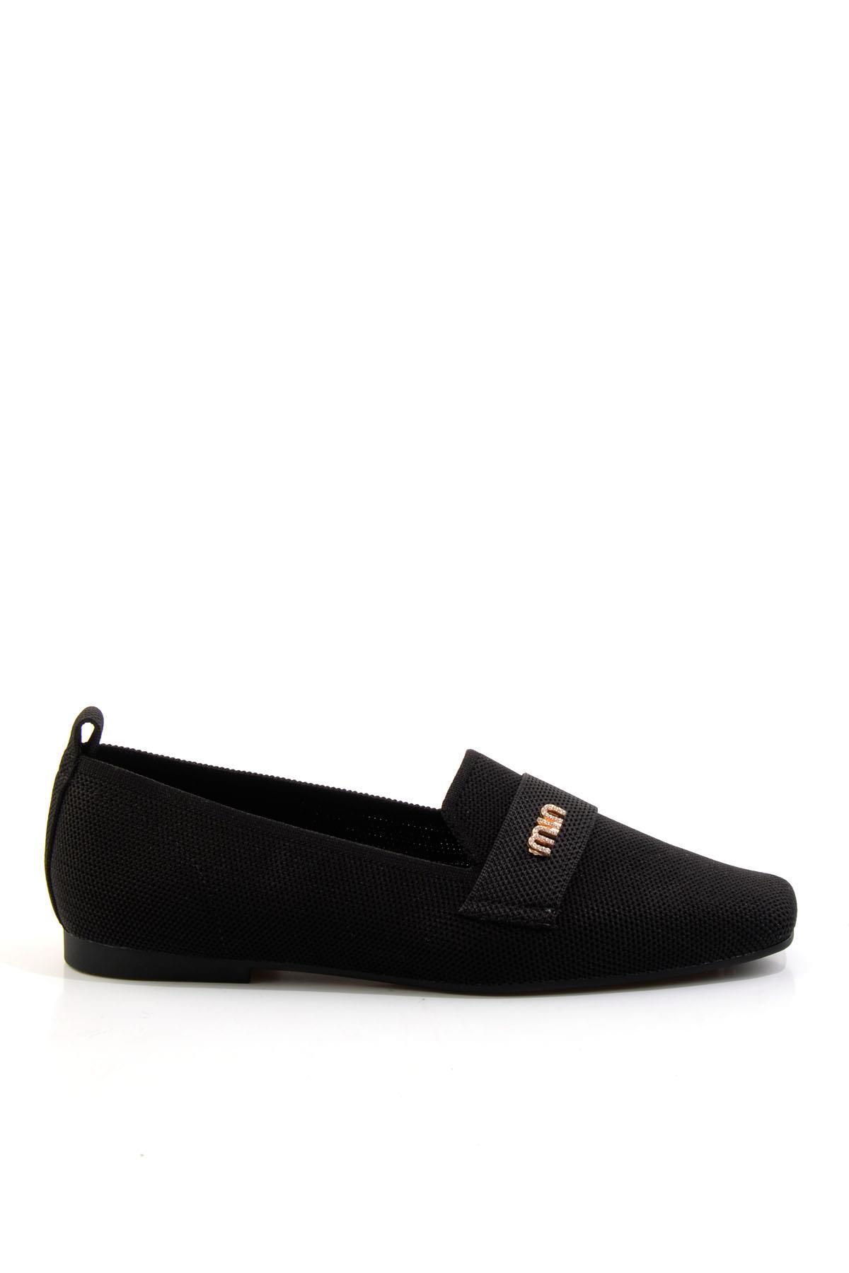 Siyah  Kadın Loafer Ayakkabı K01327023382