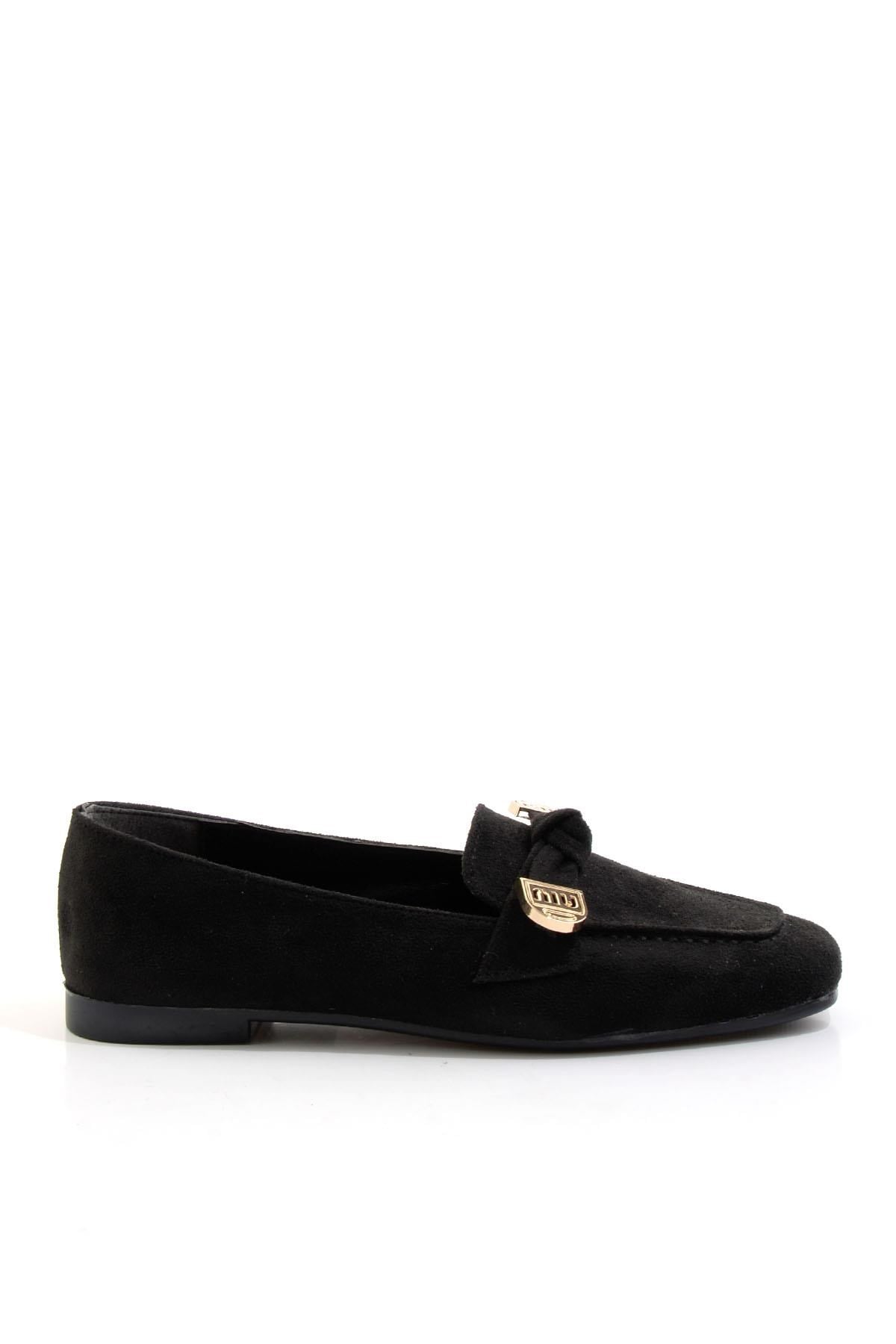 Siyah  Kadın Loafer Ayakkabı K01641022472