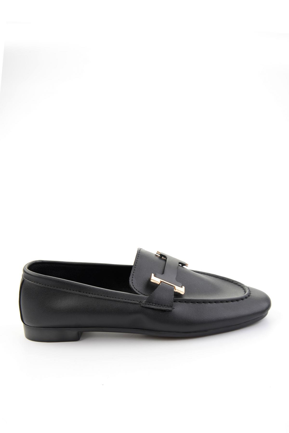 Siyah  Kadın Loafer Ayakkabı K01688012209