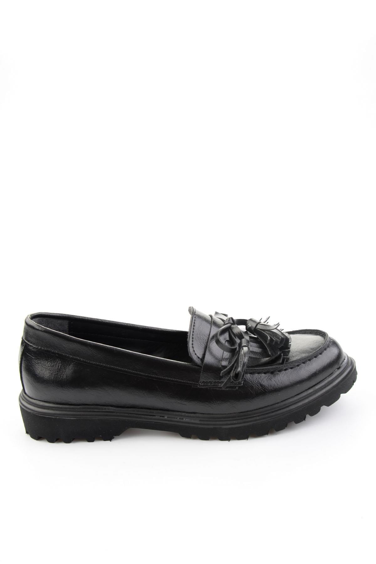 Siyah  Kadın Loafer Ayakkabı K01936000109