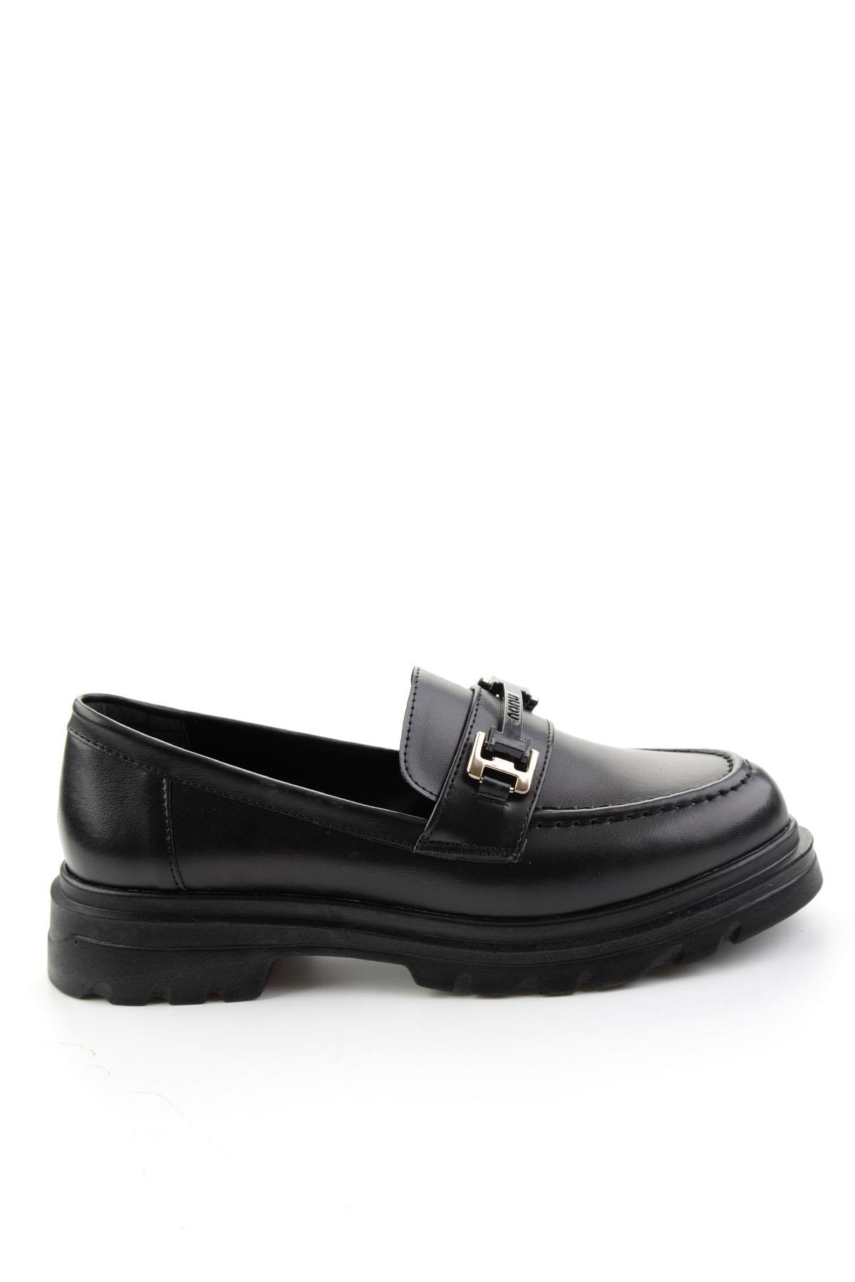 Siyah  Kadın Loafer Ayakkabı K01997011209