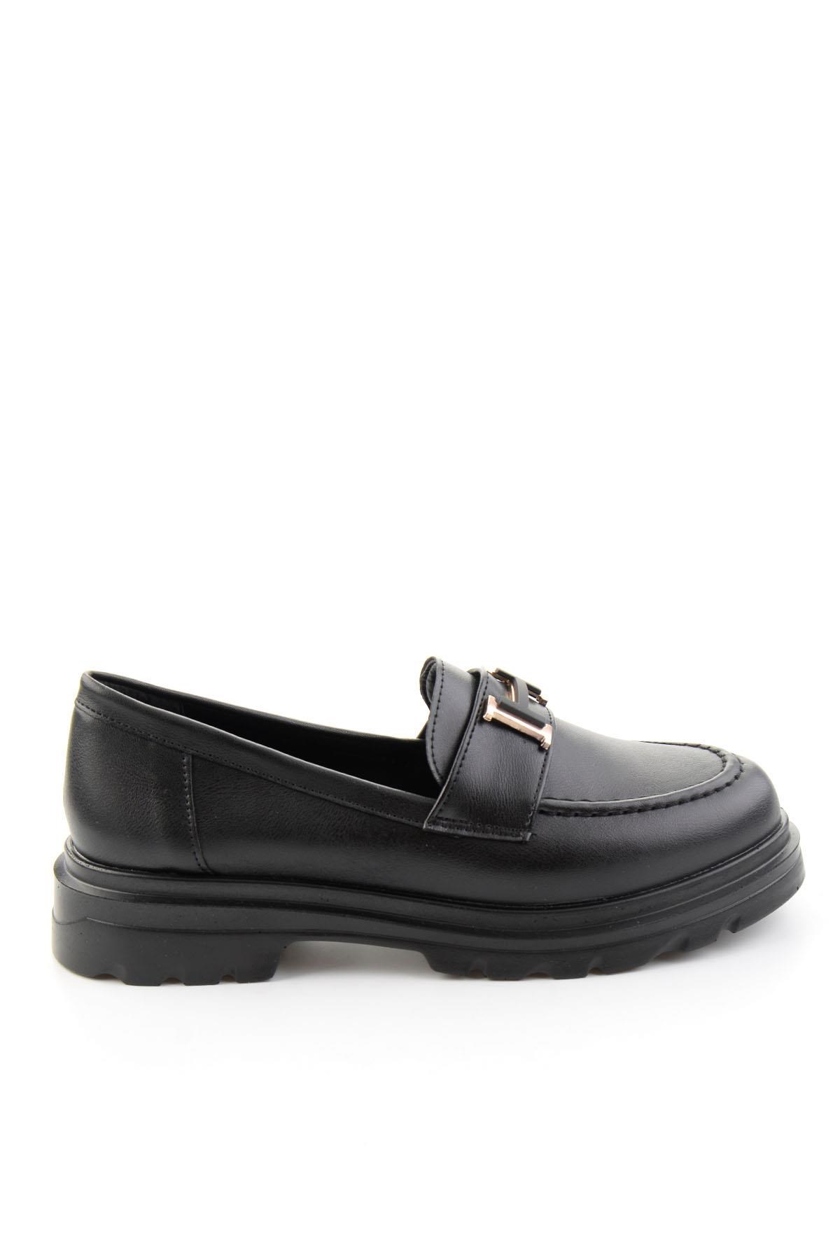 Siyah  Kadın Loafer Ayakkabı K01997011309