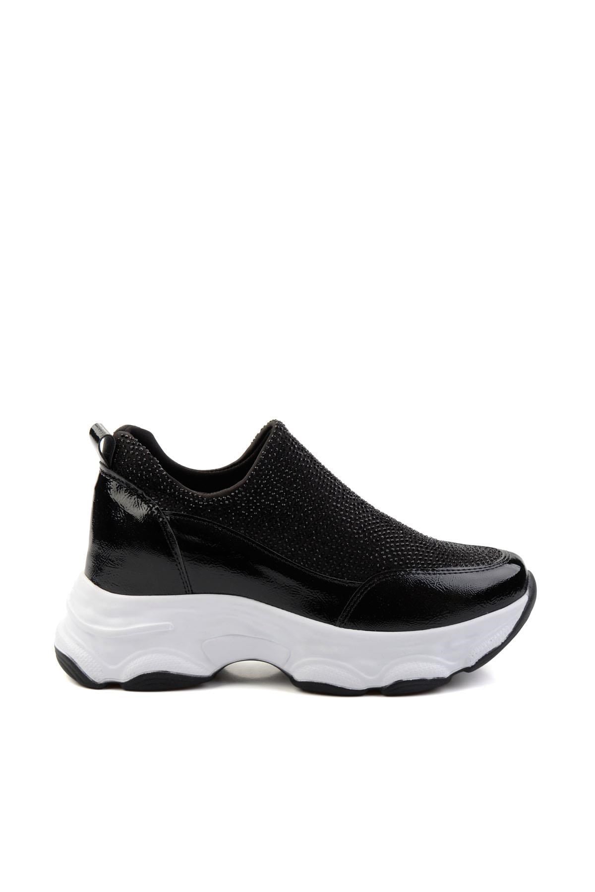 Siyah  Kadın Sneaker K01093608287