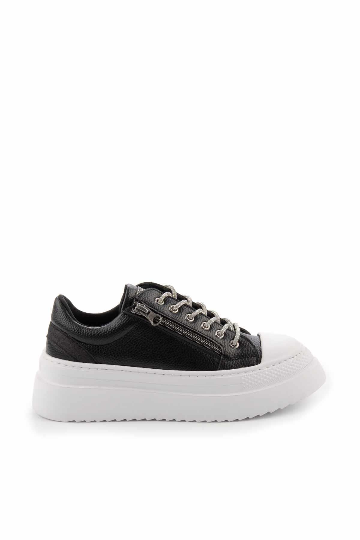 Siyah  Kadın Sneaker K01763089709