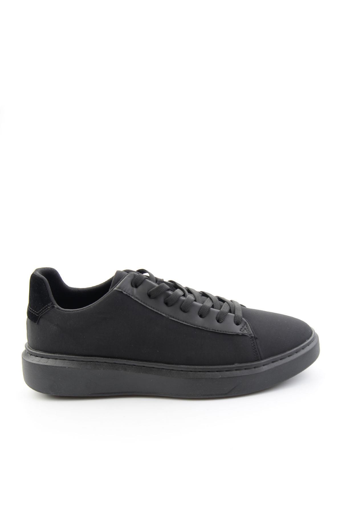Siyah Kumaş  Erkek Sneaker E01175560804