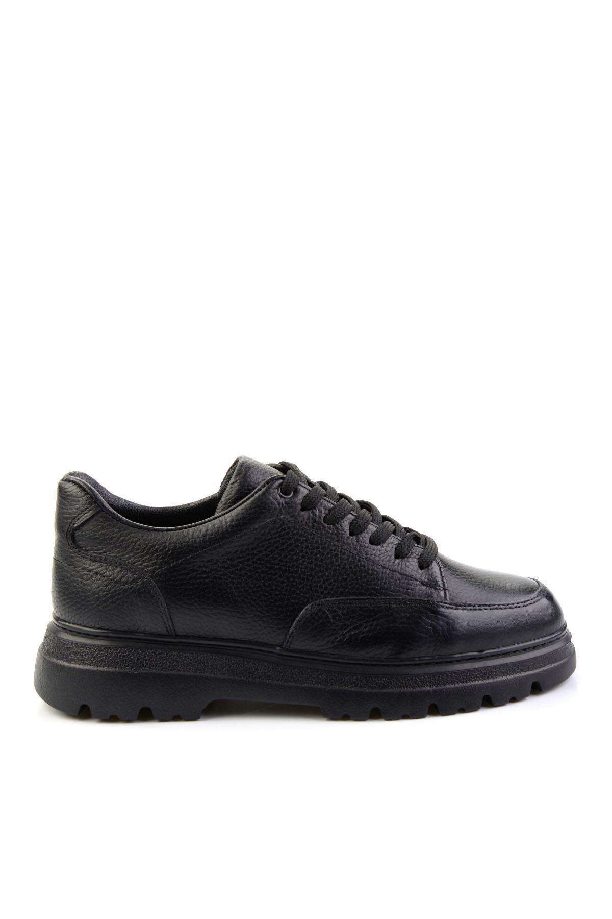 Siyah Leather Erkek Casual Ayakkabı E01089000140