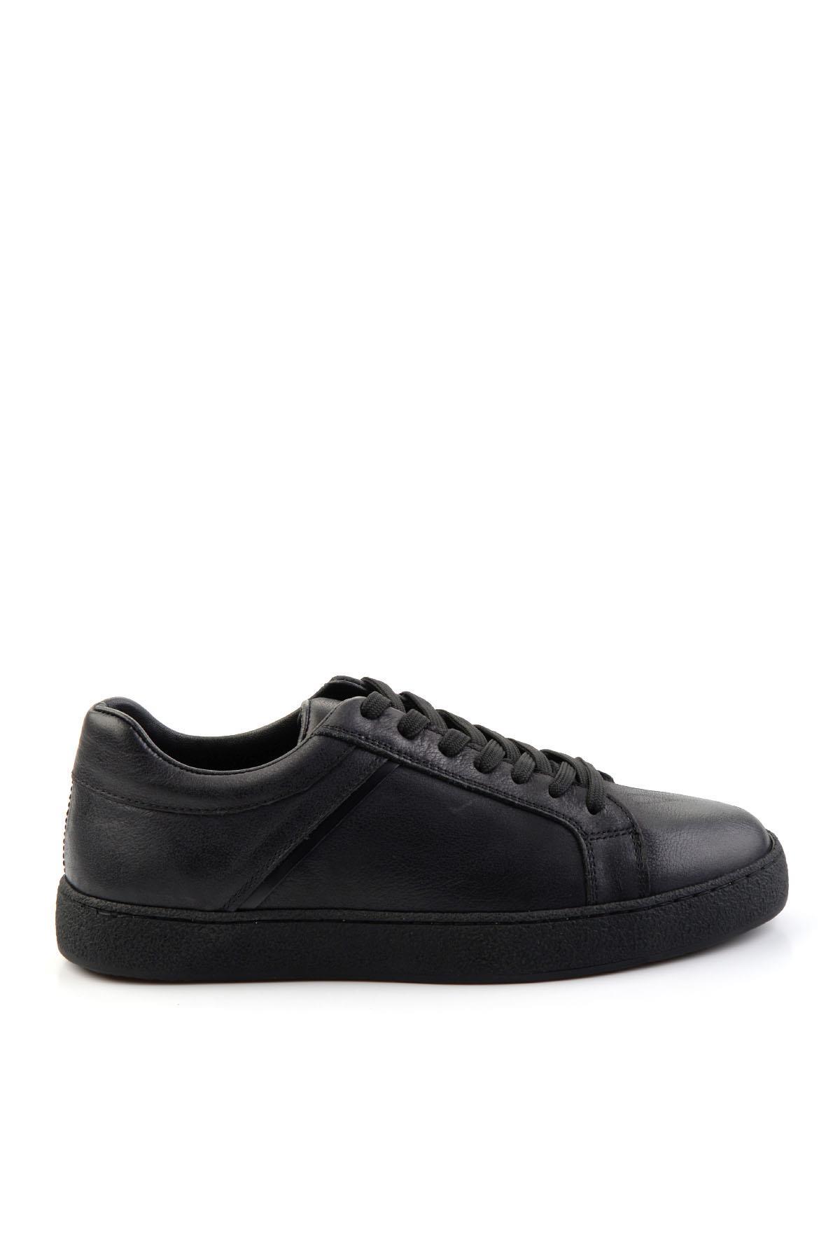Siyah Leather Erkek Sneaker E01593002703