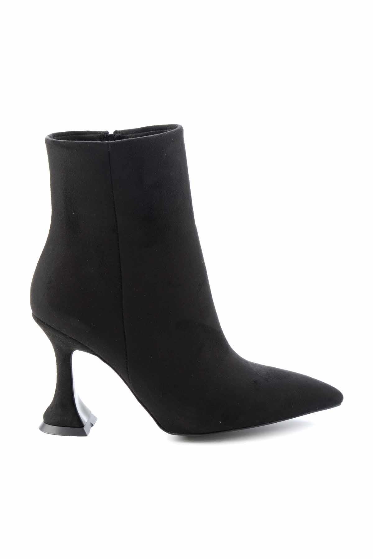 Siyah Süet  Kadın Bot & Bootie K02783205902
