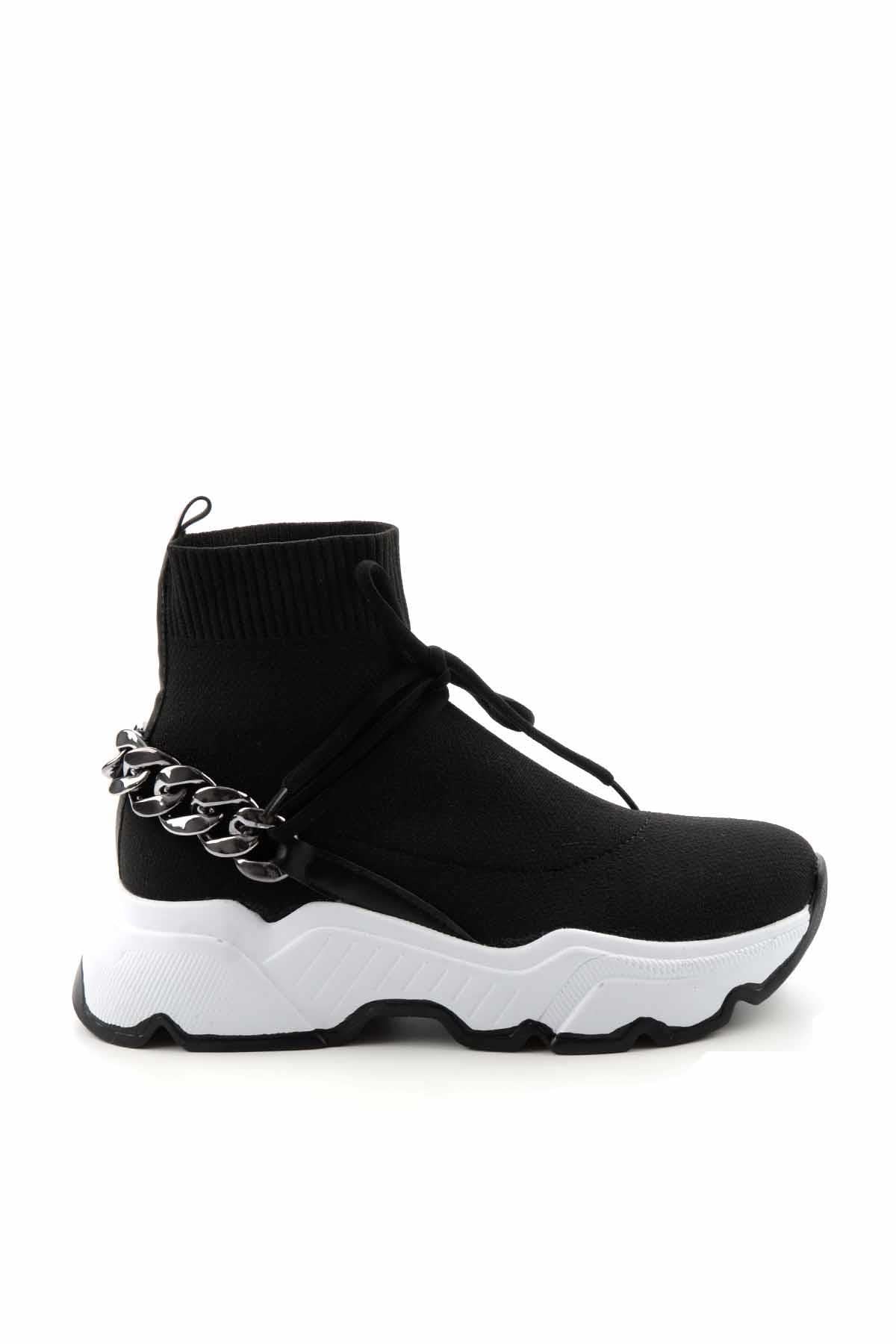 Siyah Triko  Kadın Bot & Bootie K02813030782