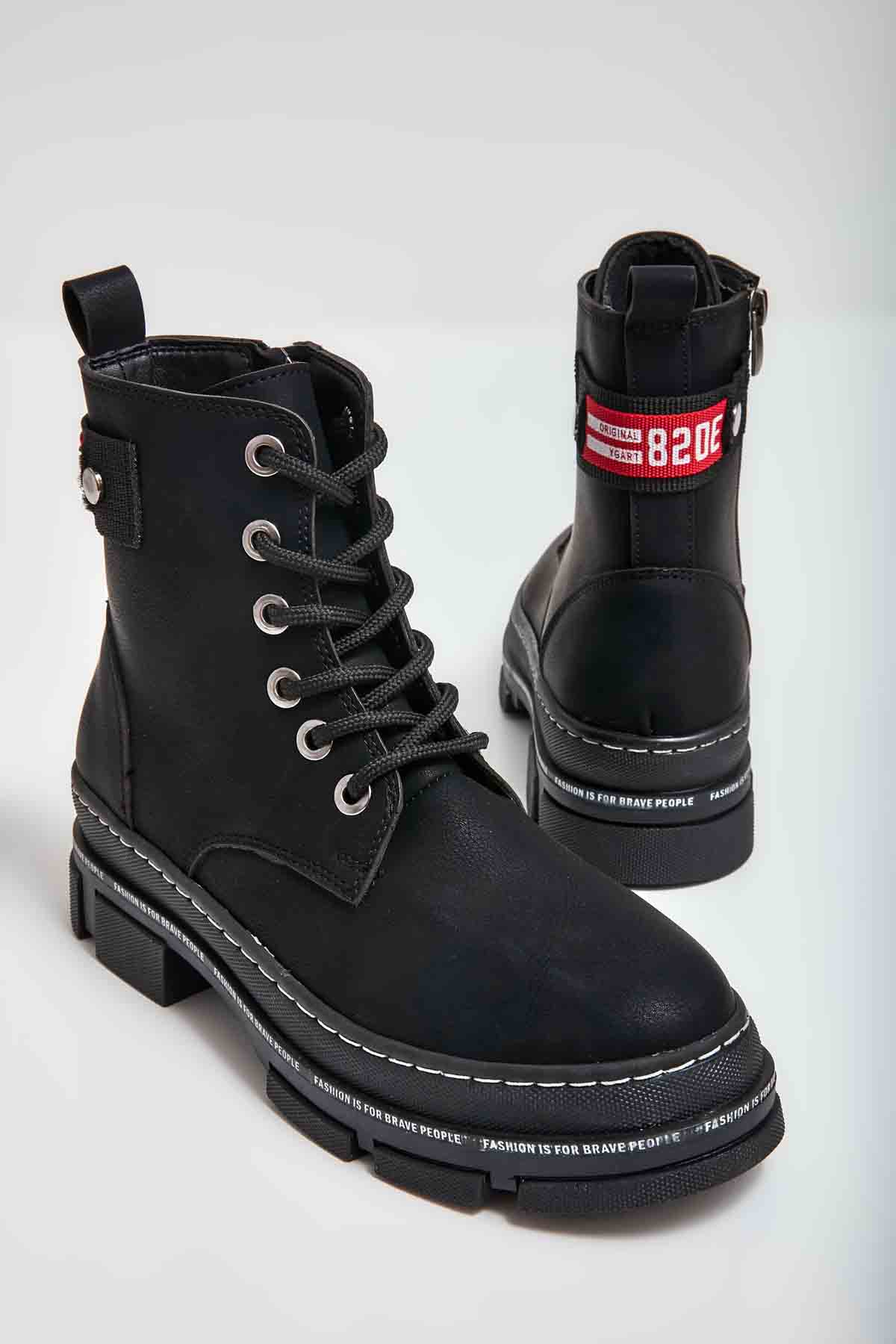 SİYAH ZÜMRÜT Kadın Bot M0643163509