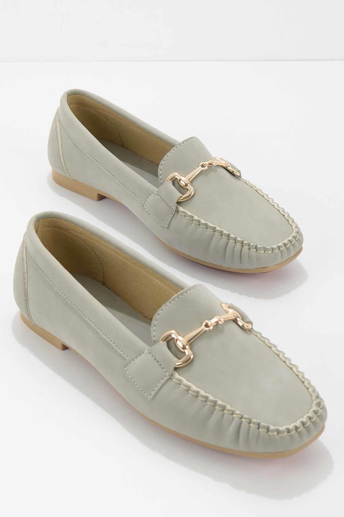 Su Yeşili  Kadın Loafer Ayakkabı K01542166201
