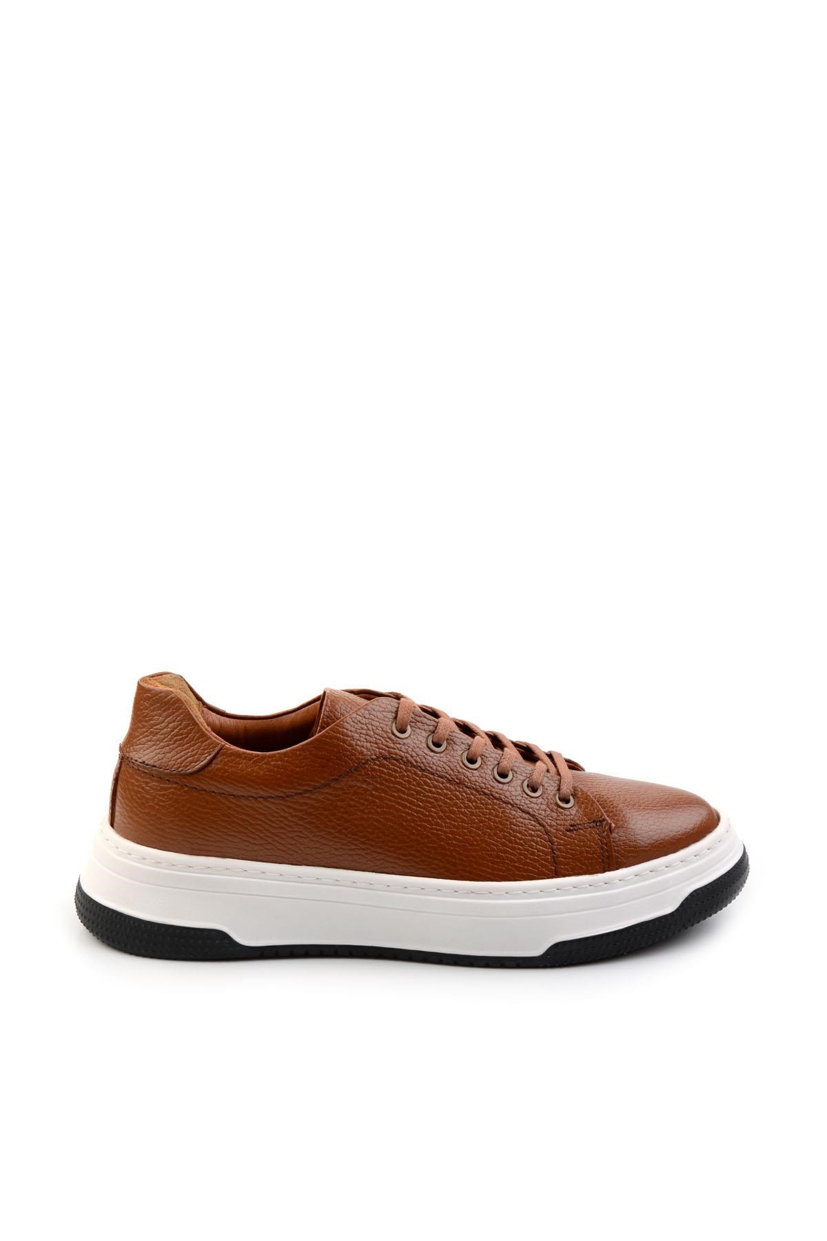 Taba Floter Hakiki Deri Erkek Sneaker E01401097940