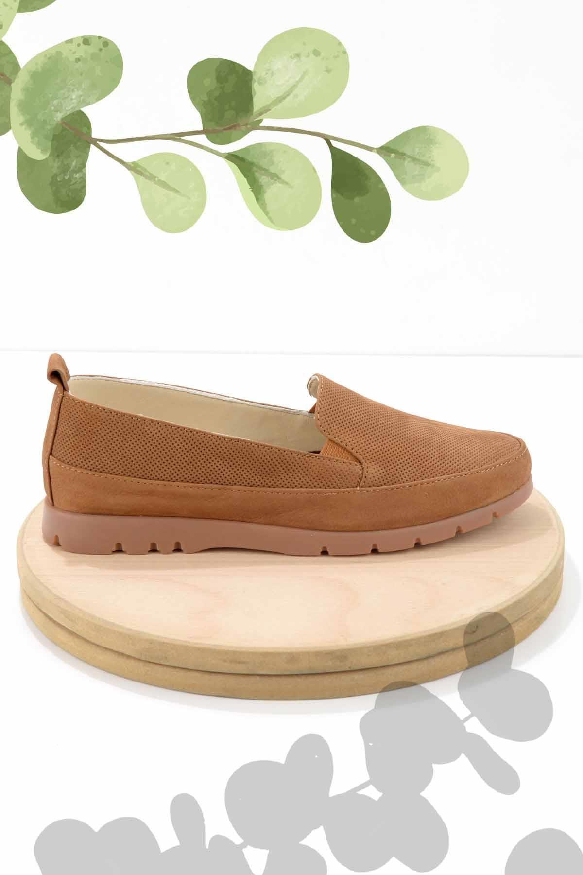 Taba  Kadın Loafer Ayakkabı K01269356501