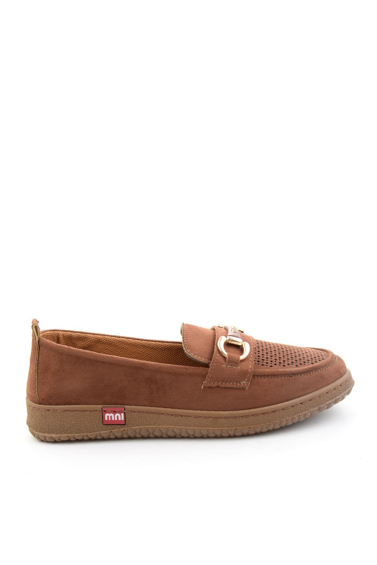 Taba Süet  Kadın Loafer Ayakkabı K01536105272